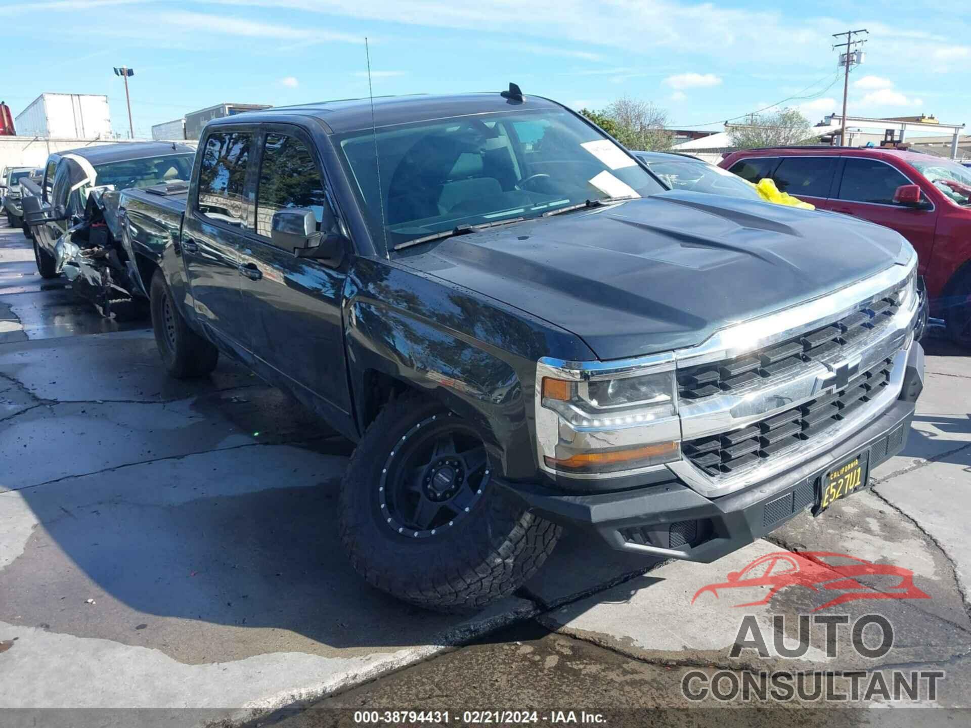 CHEVROLET SILVERADO 1500 2017 - 3GCPCREC4HG360151