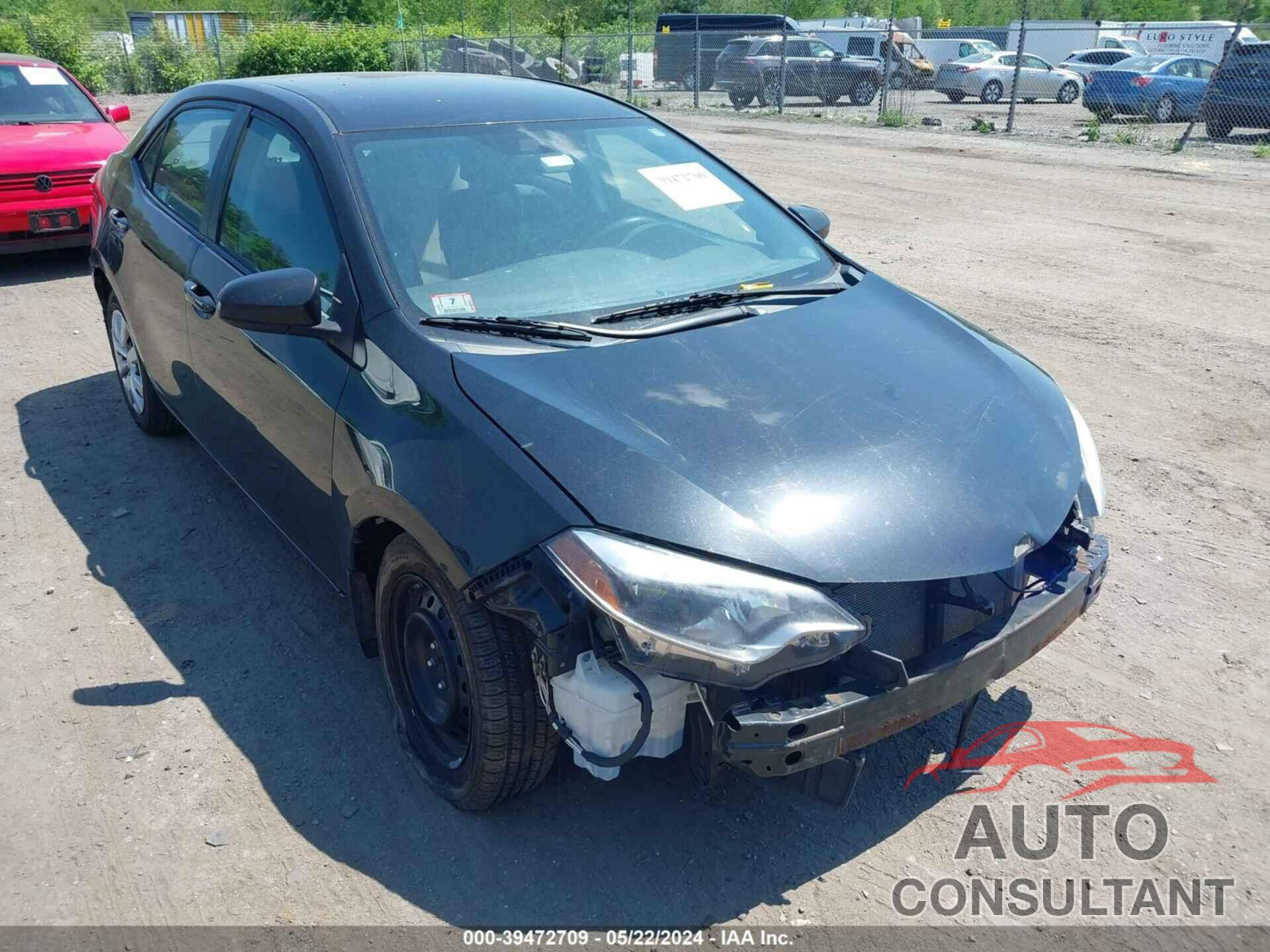 TOYOTA COROLLA 2016 - 2T1BURHE0GC686851