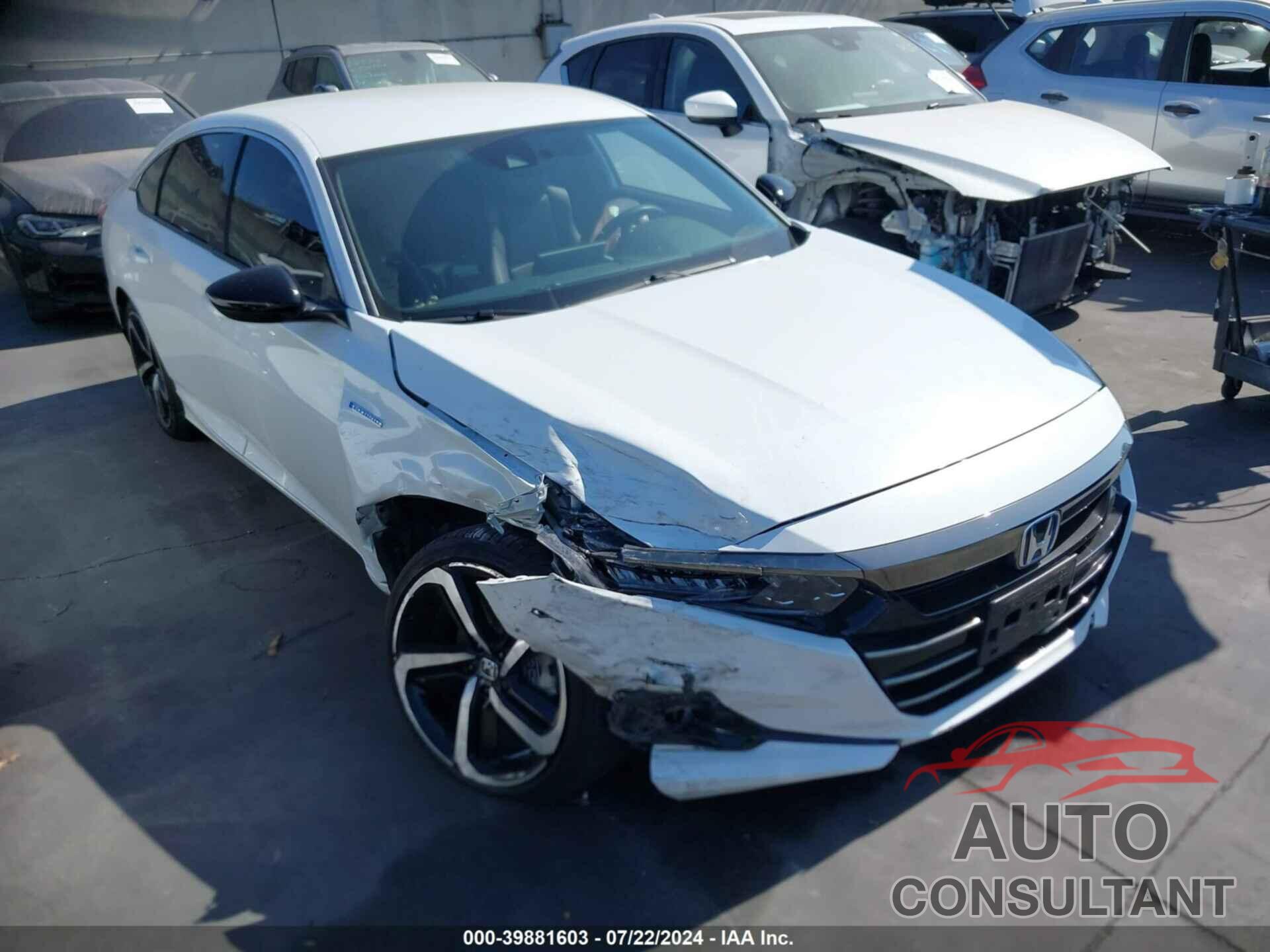 HONDA ACCORD 2022 - 1HGCV3F27NA040166