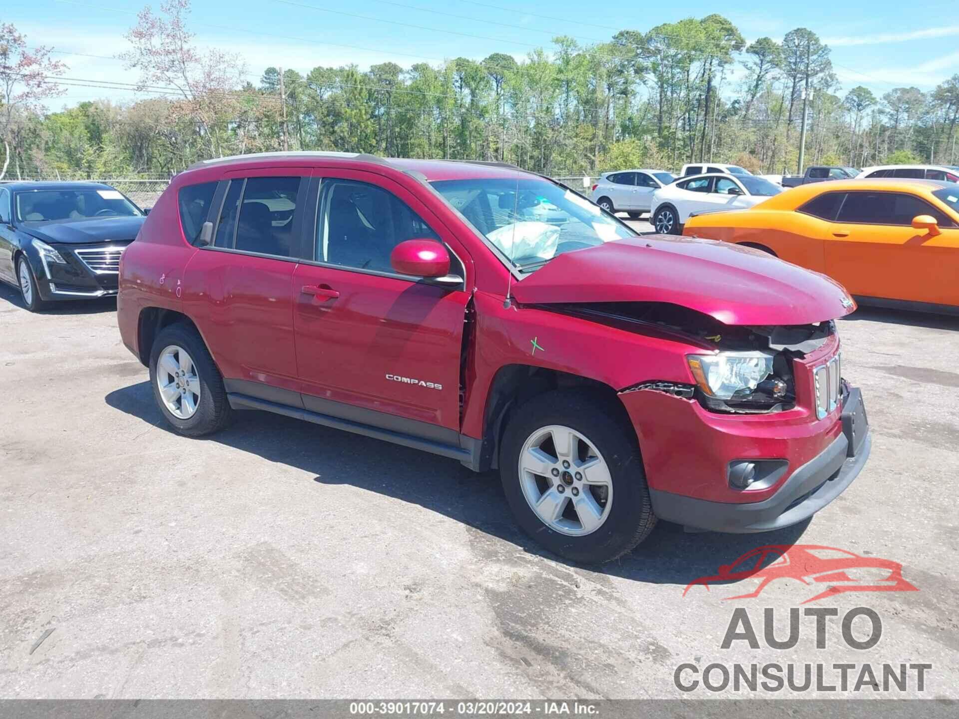 JEEP COMPASS 2017 - 1C4NJCEB7HD198322