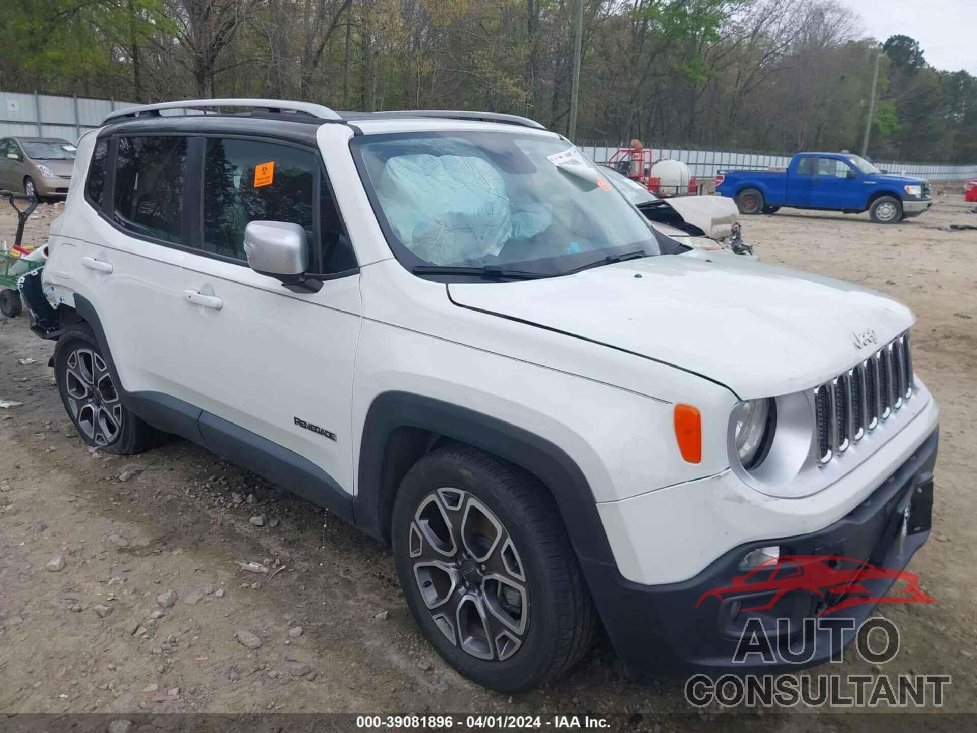 JEEP RENEGADE 2016 - ZACCJADT9GPE09266