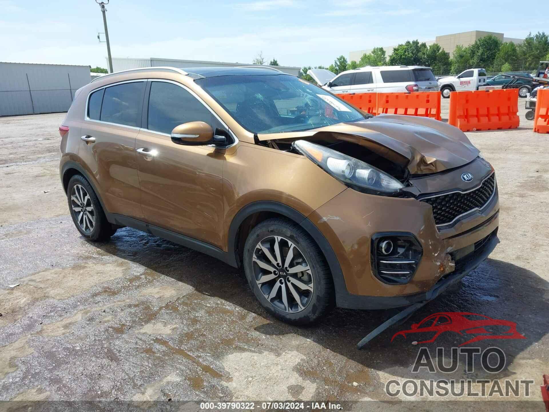 KIA SPORTAGE 2017 - KNDPN3AC8H7262751