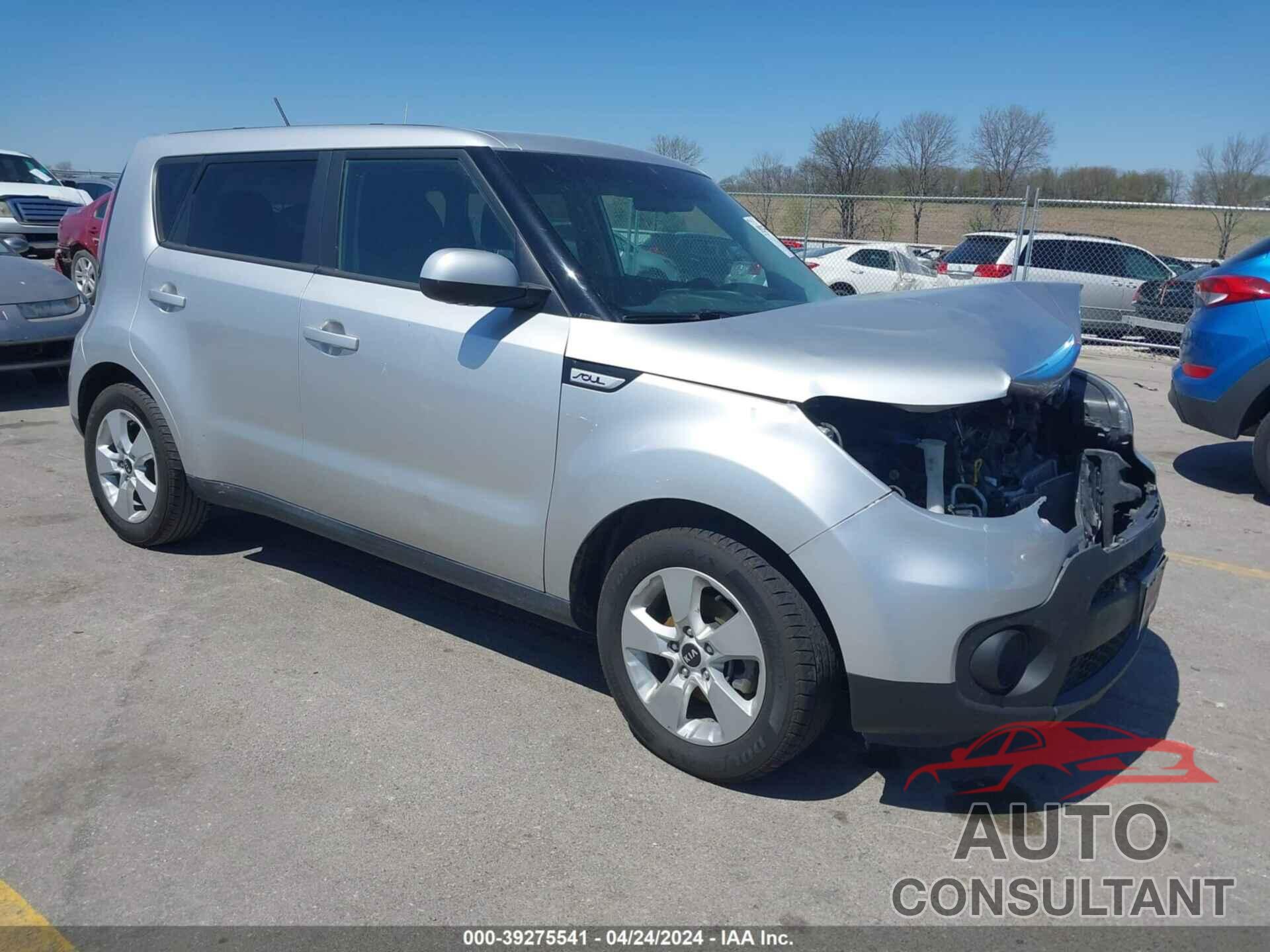 KIA SOUL 2019 - KNDJN2A24K7675166