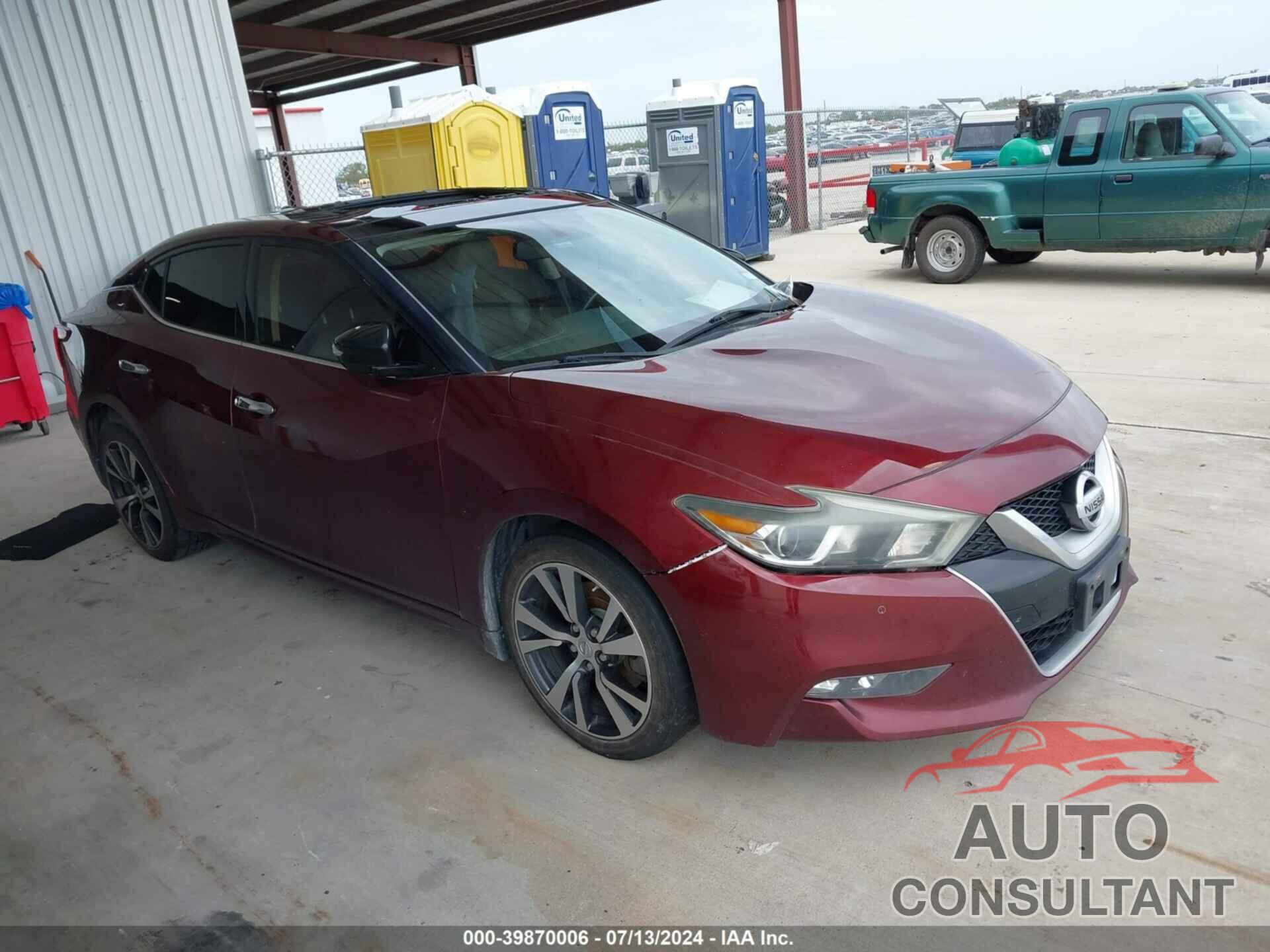 NISSAN MAXIMA 2016 - 1N4AA6AP3GC429888