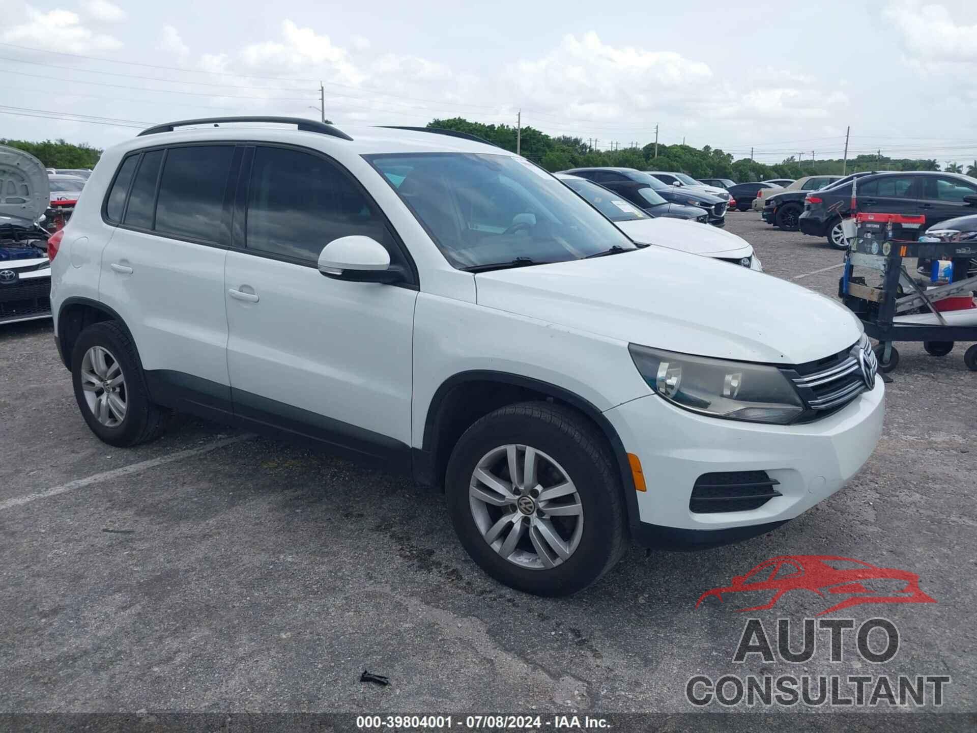 VOLKSWAGEN TIGUAN 2017 - WVGAV7AX9HK032094