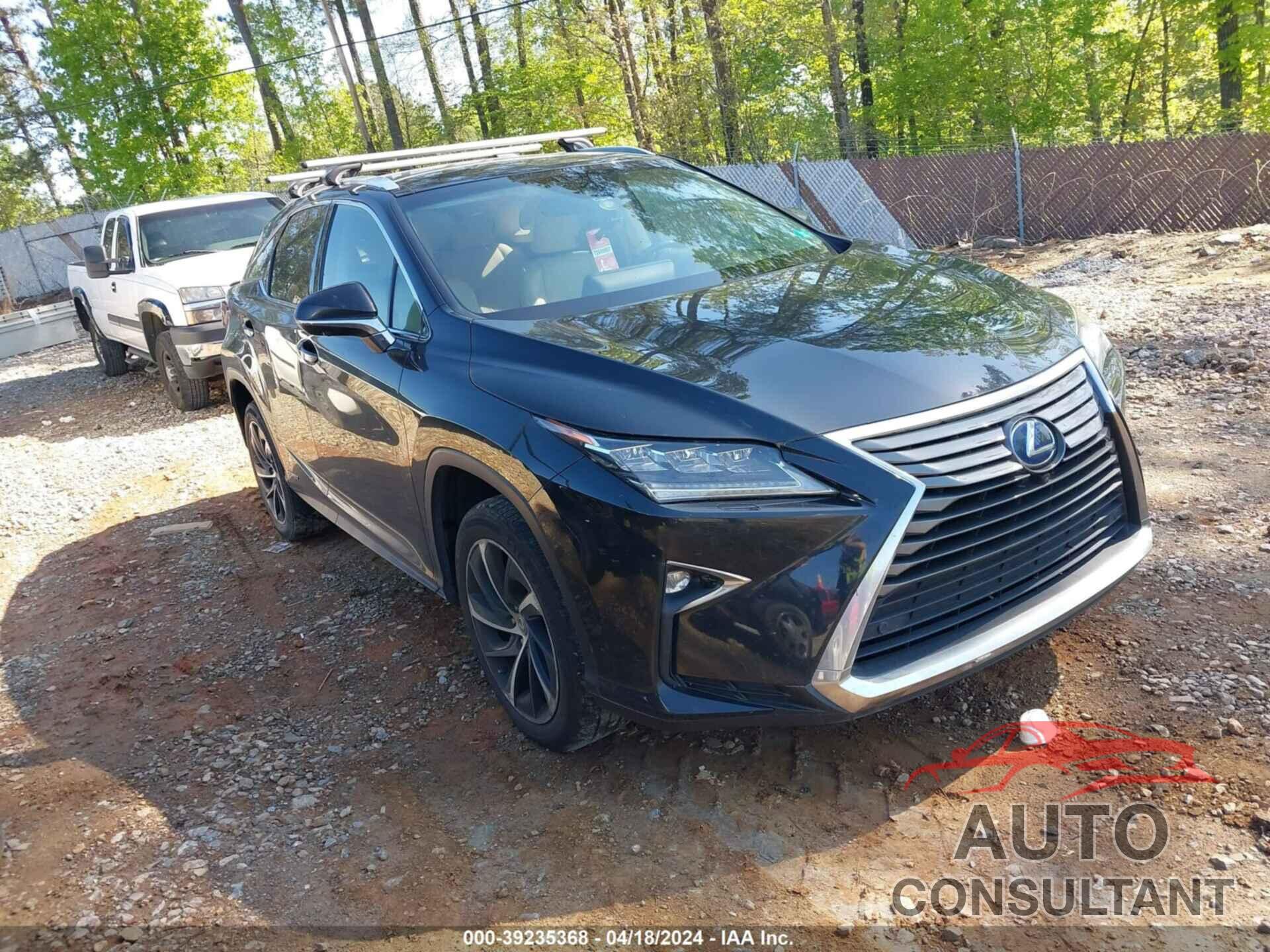 LEXUS RX 450H 2017 - 2T2BGMCA0HC015188