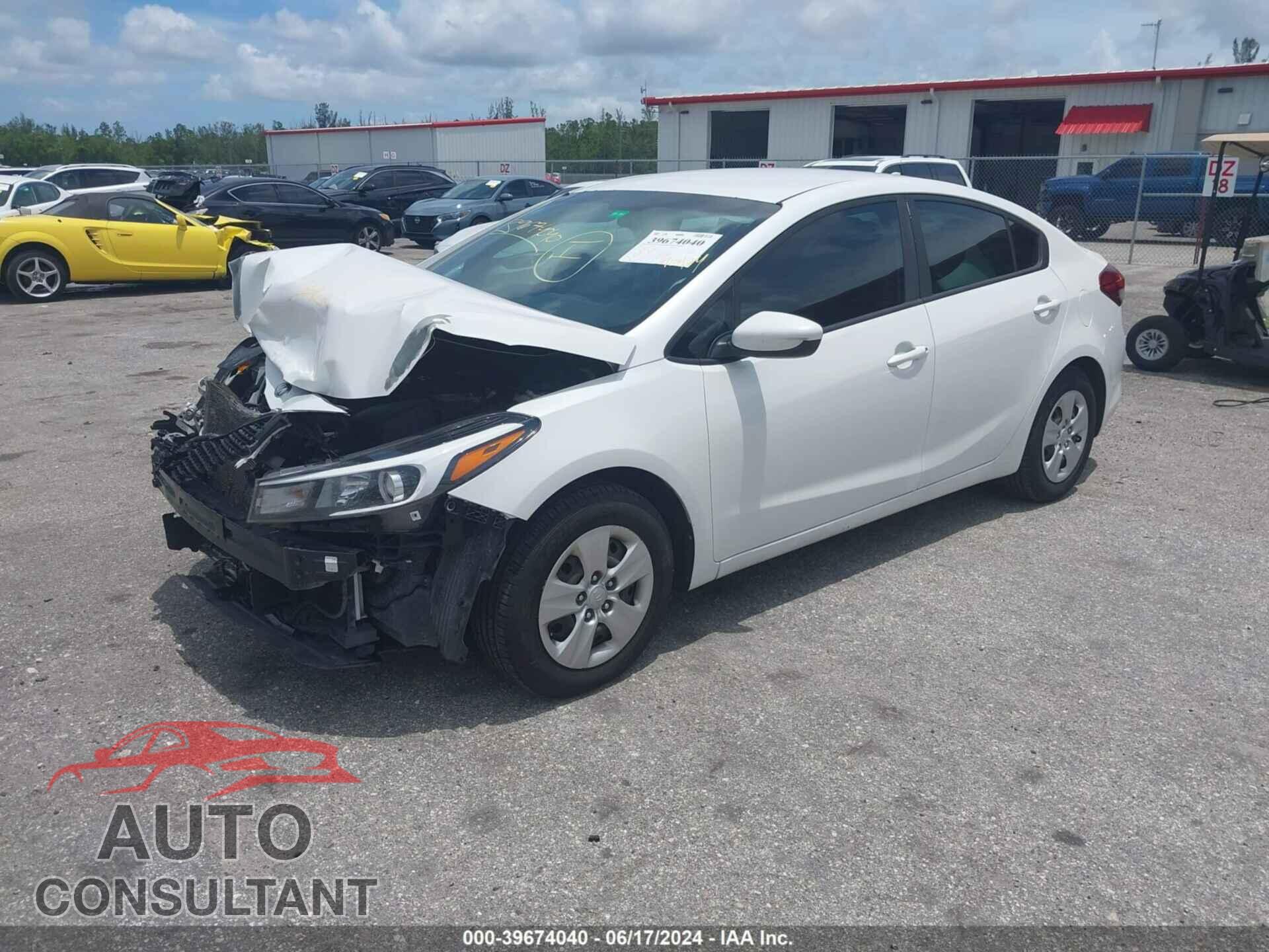 KIA FORTE 2017 - 3KPFL4A71HE149122
