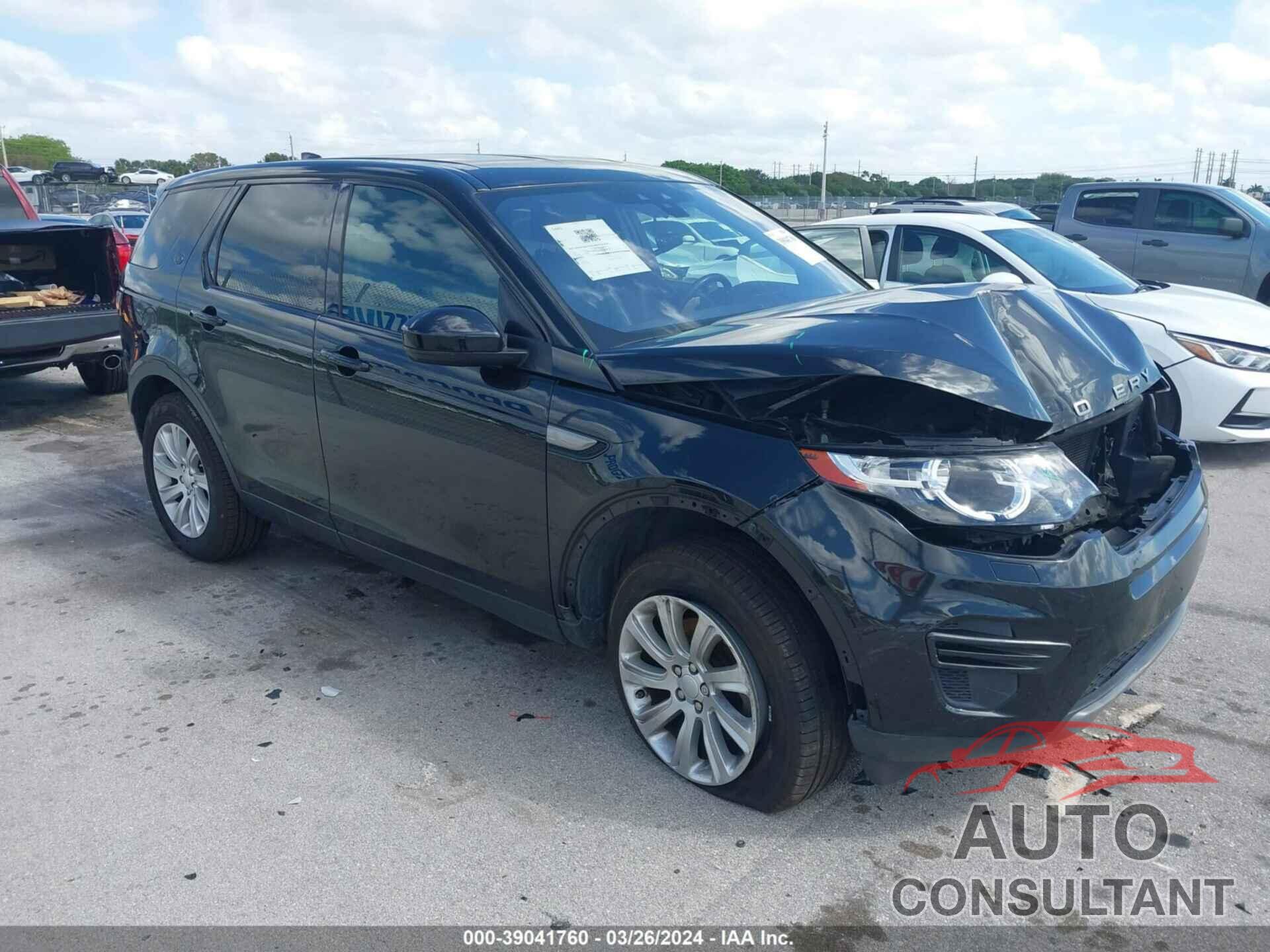 LAND ROVER DISCOVERY SPORT 2017 - SALCP2BG8HH642096