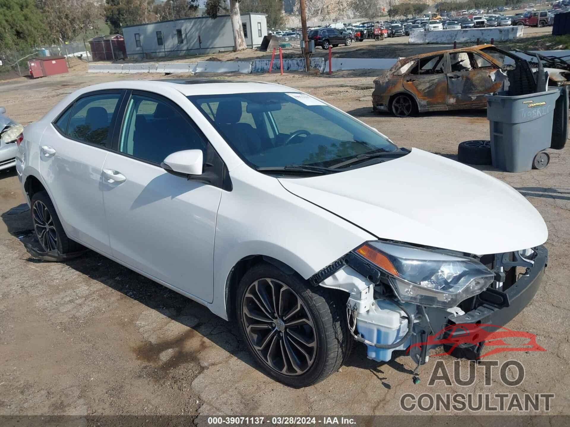 TOYOTA COROLLA 2016 - 5YFBURHE7GP429847