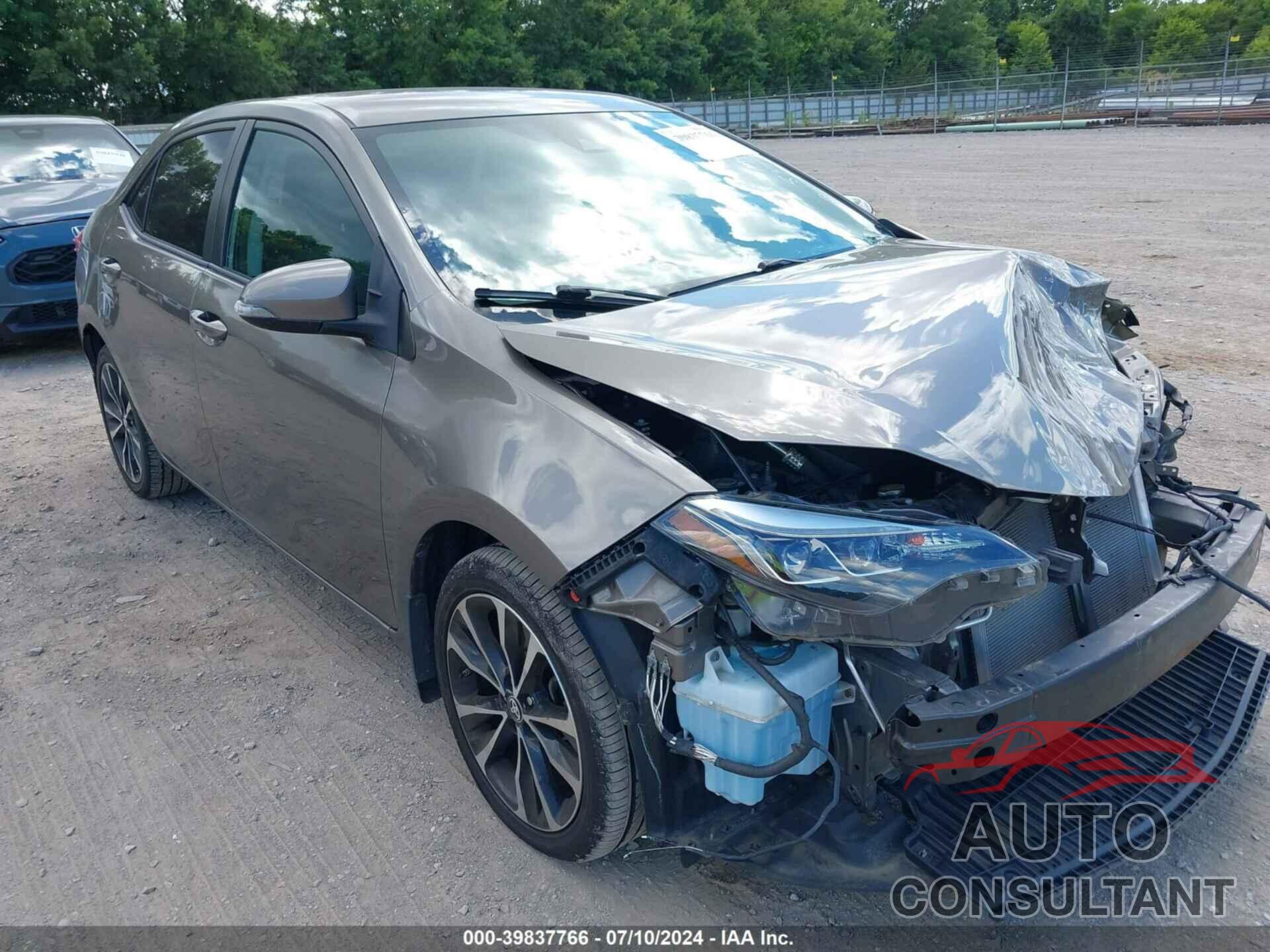 TOYOTA COROLLA 2017 - 2T1BURHEXHC758379