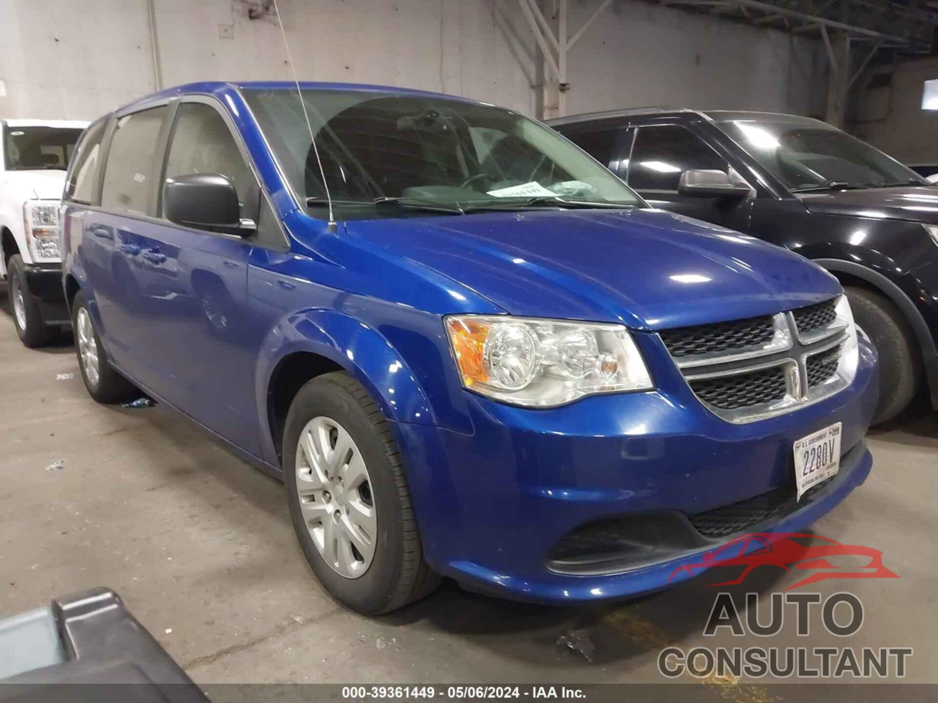 DODGE GRAND CARAVAN 2018 - 2C4RDGBG0JR255589