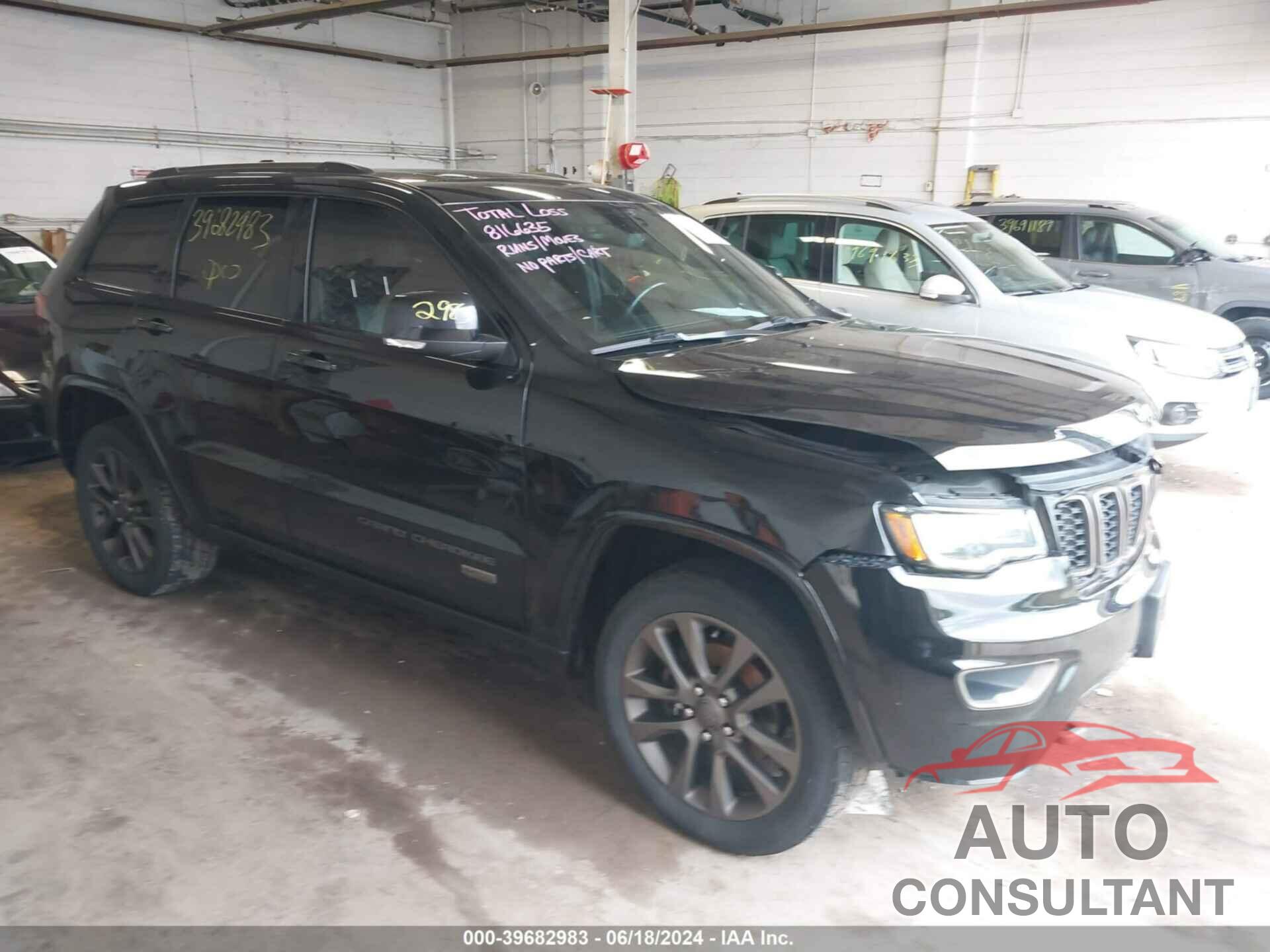 JEEP GRAND CHEROKEE 2017 - 1C4RJFBG3HC689219