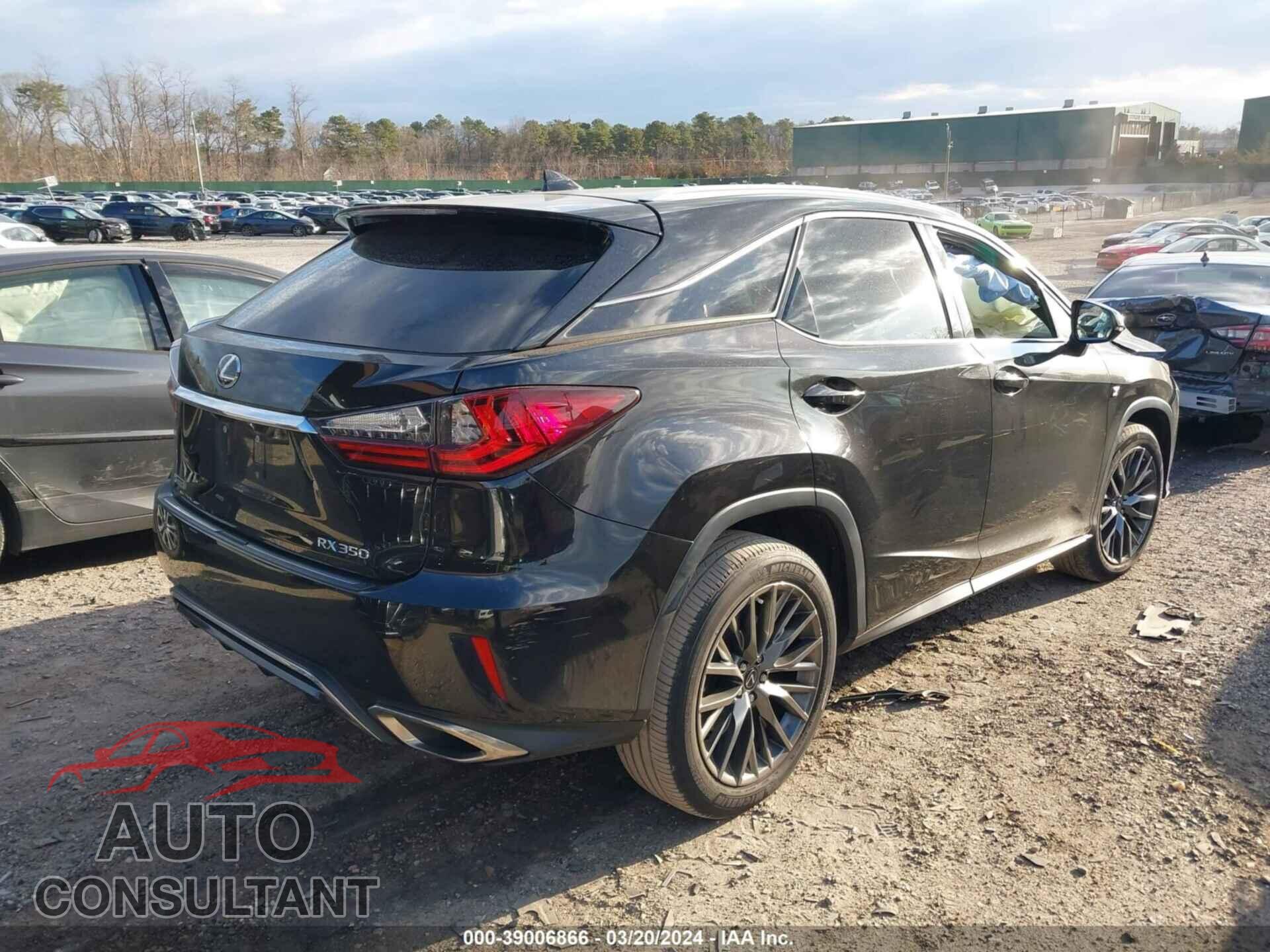 LEXUS RX 2017 - 2T2BZMCA0HC080987
