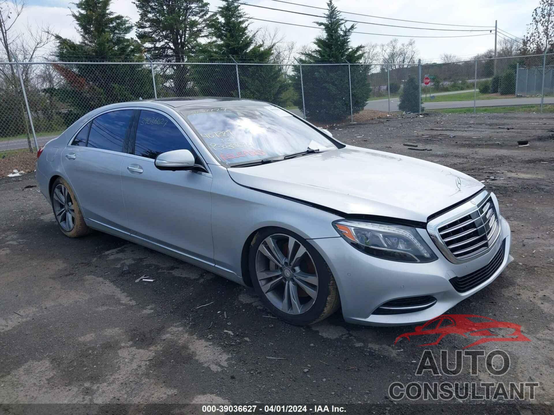 MERCEDES-BENZ S-CLASS 2016 - WDDUG8FB8GA211770