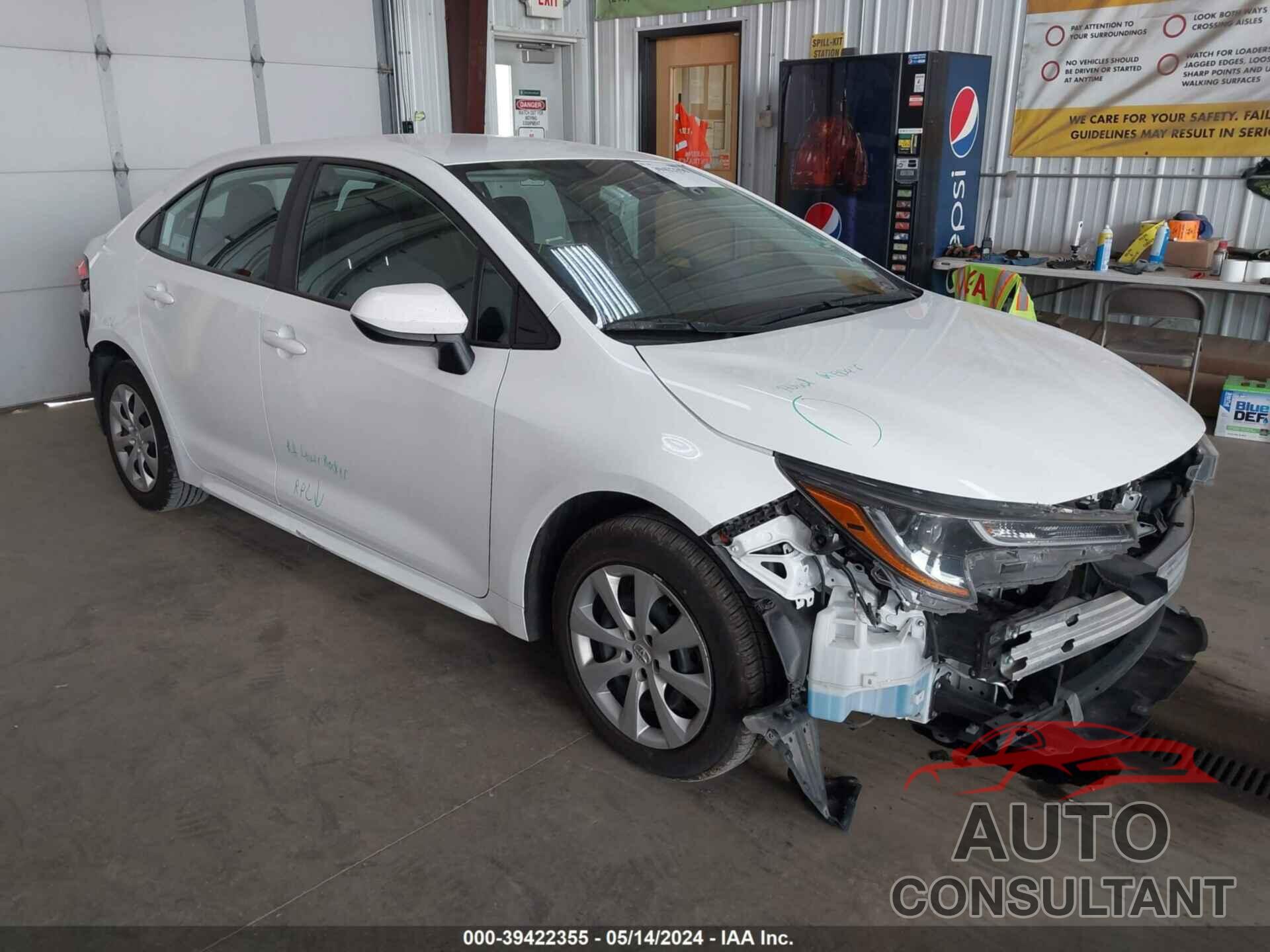 TOYOTA COROLLA 2021 - 5YFEPMAE9MP256636