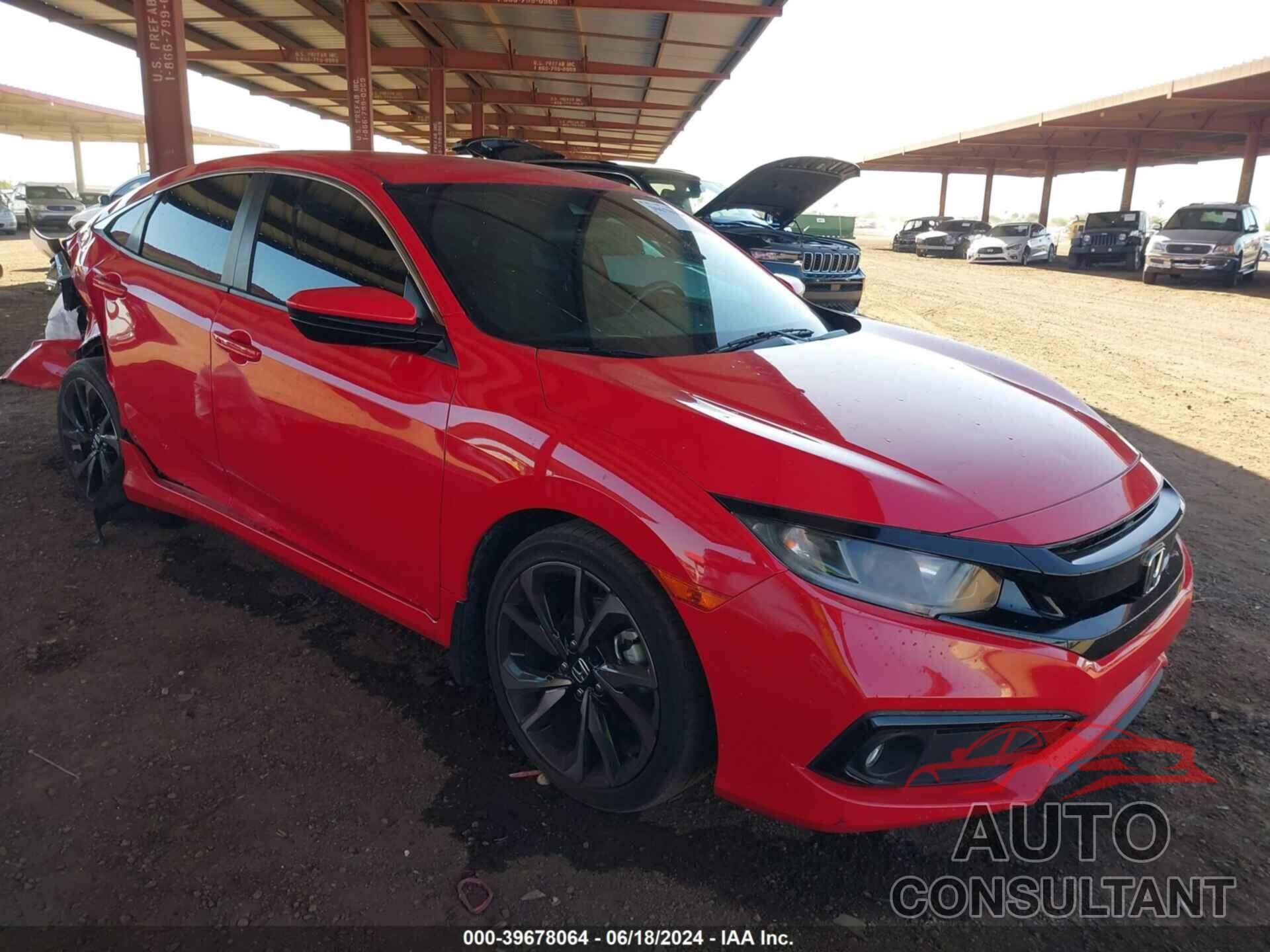 HONDA CIVIC 2020 - 2HGFC2E87LH550728