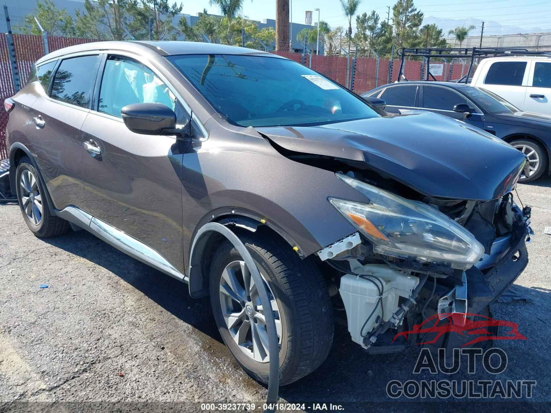 NISSAN MURANO 2018 - 5N1AZ2MG8JN173066