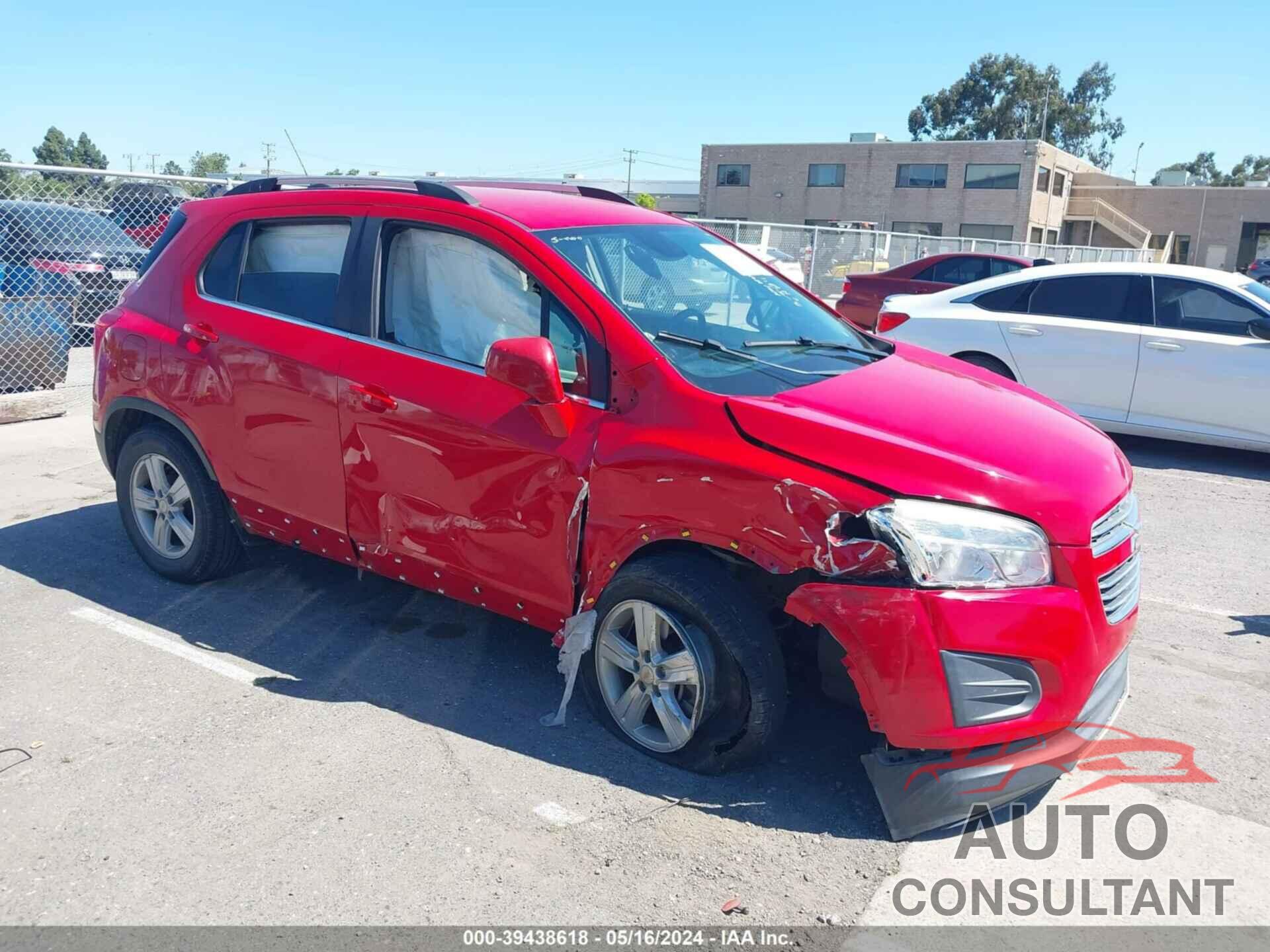 CHEVROLET TRAX 2016 - KL7CJLSB5GB676143