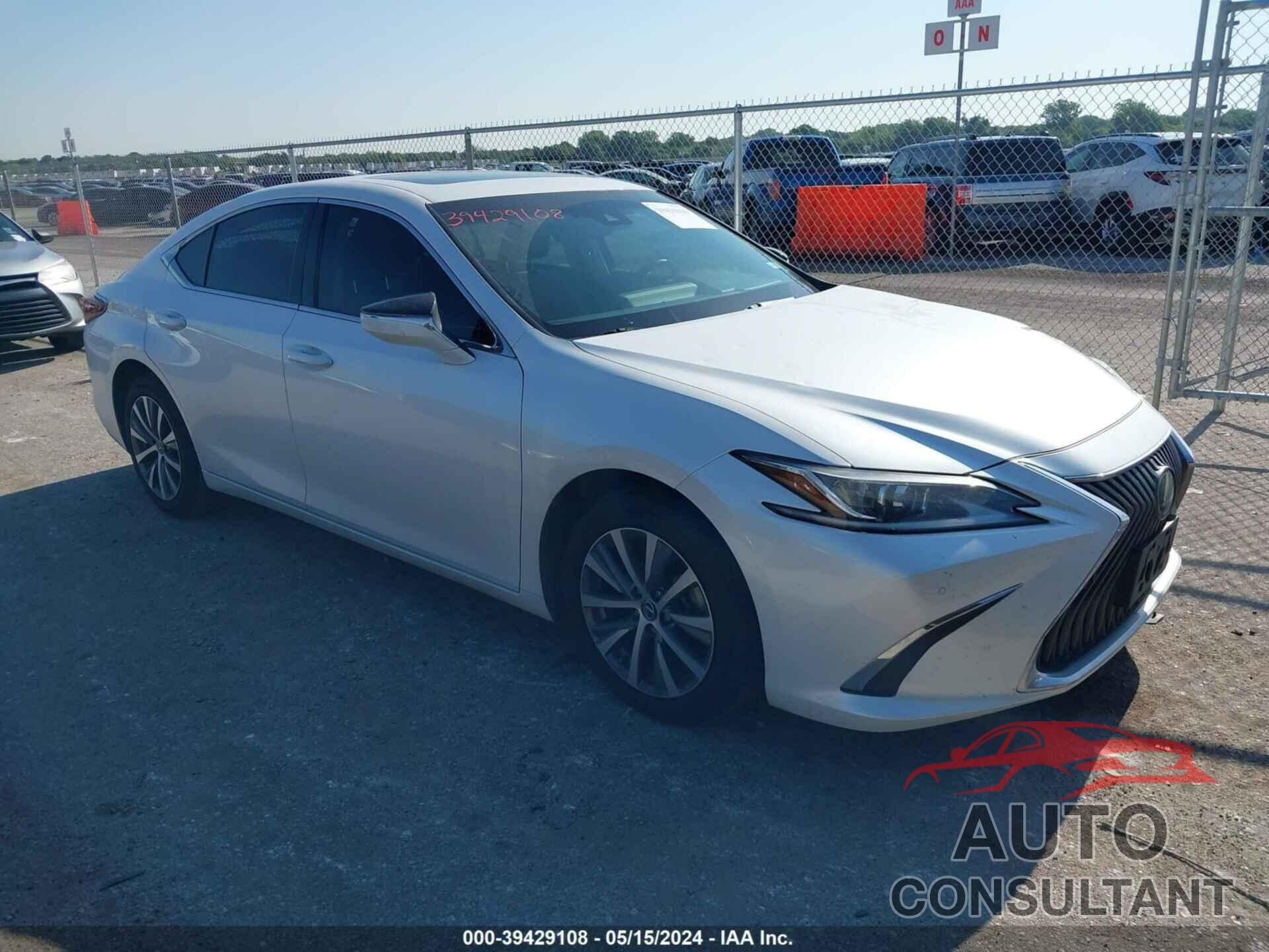 LEXUS ES 2020 - 58ADZ1B19LU060072