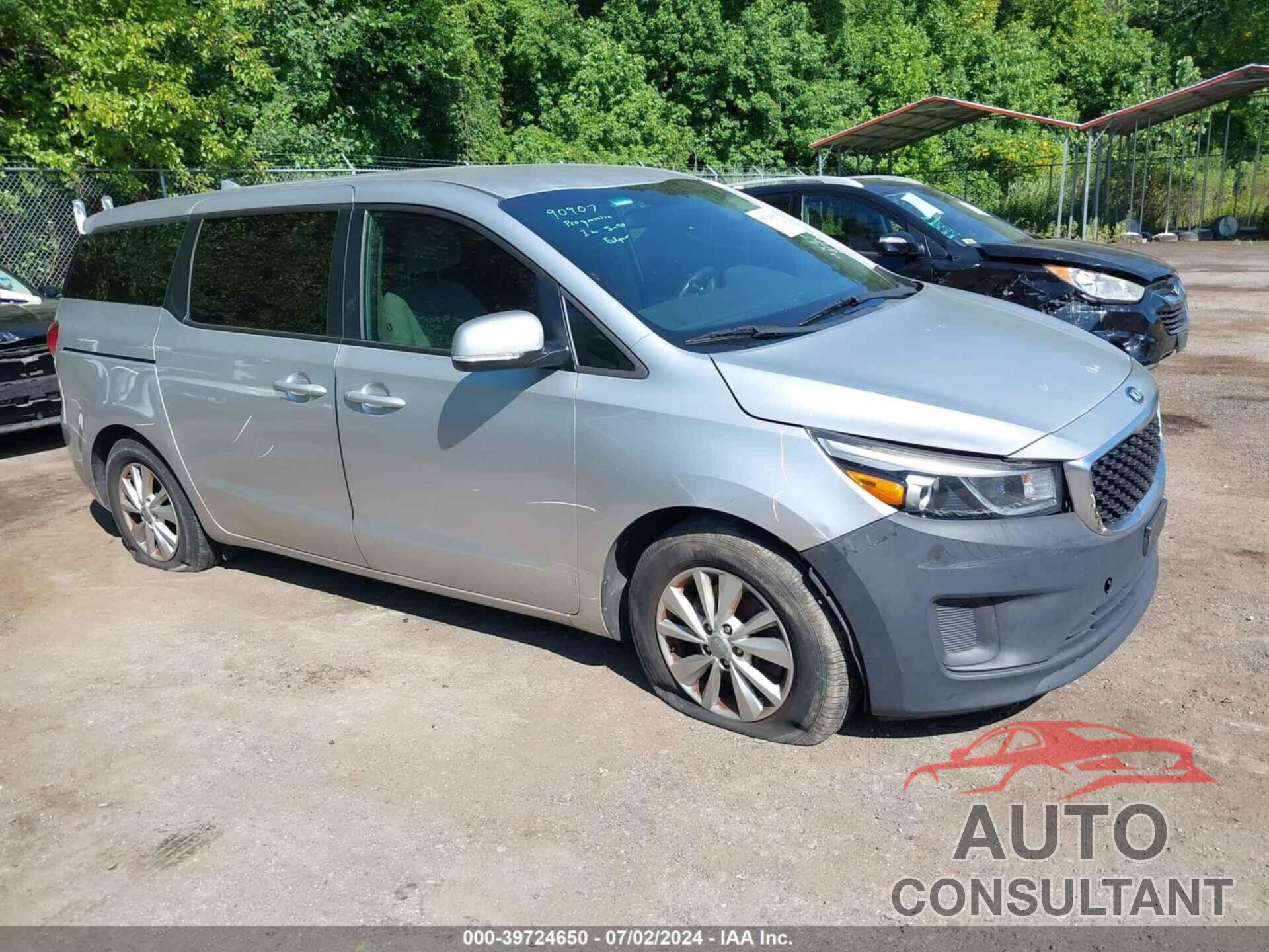 KIA SEDONA 2017 - KNDMB5C15H6231322