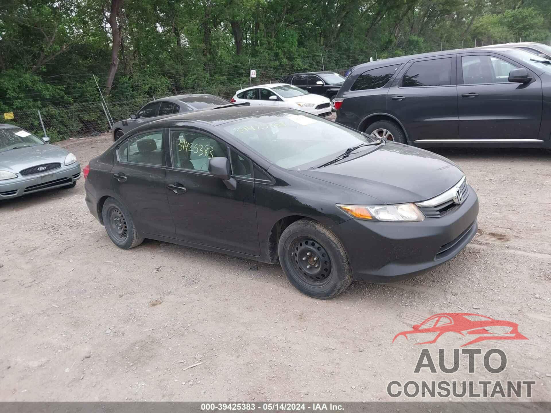 HONDA CIVIC 2012 - 19XFB2F54CE069918