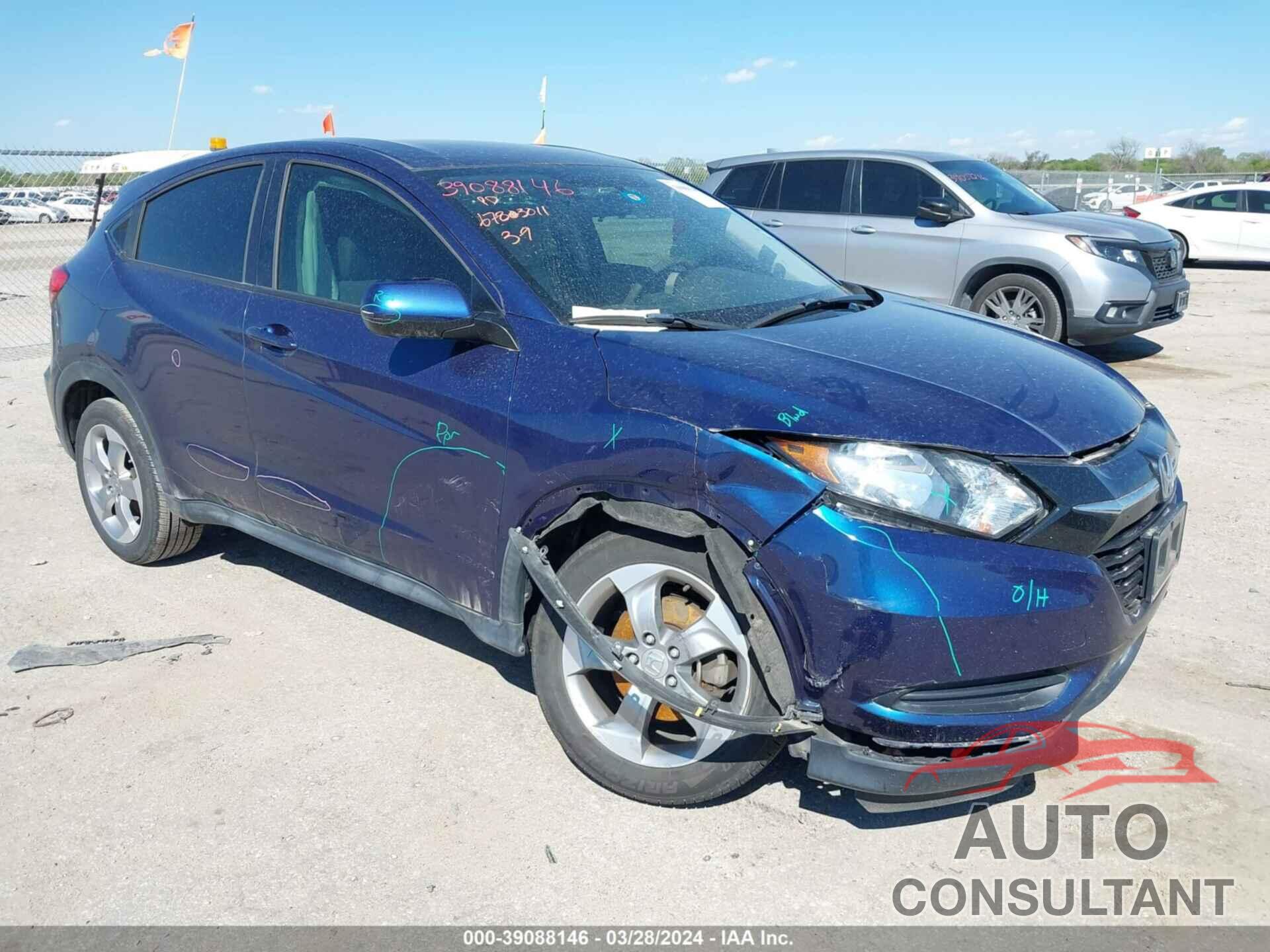 HONDA HR-V 2017 - 3CZRU5H38HG700048