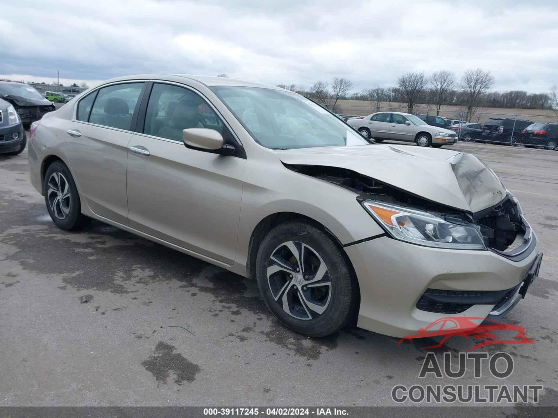 HONDA ACCORD 2017 - 1HGCR2F30HA180944