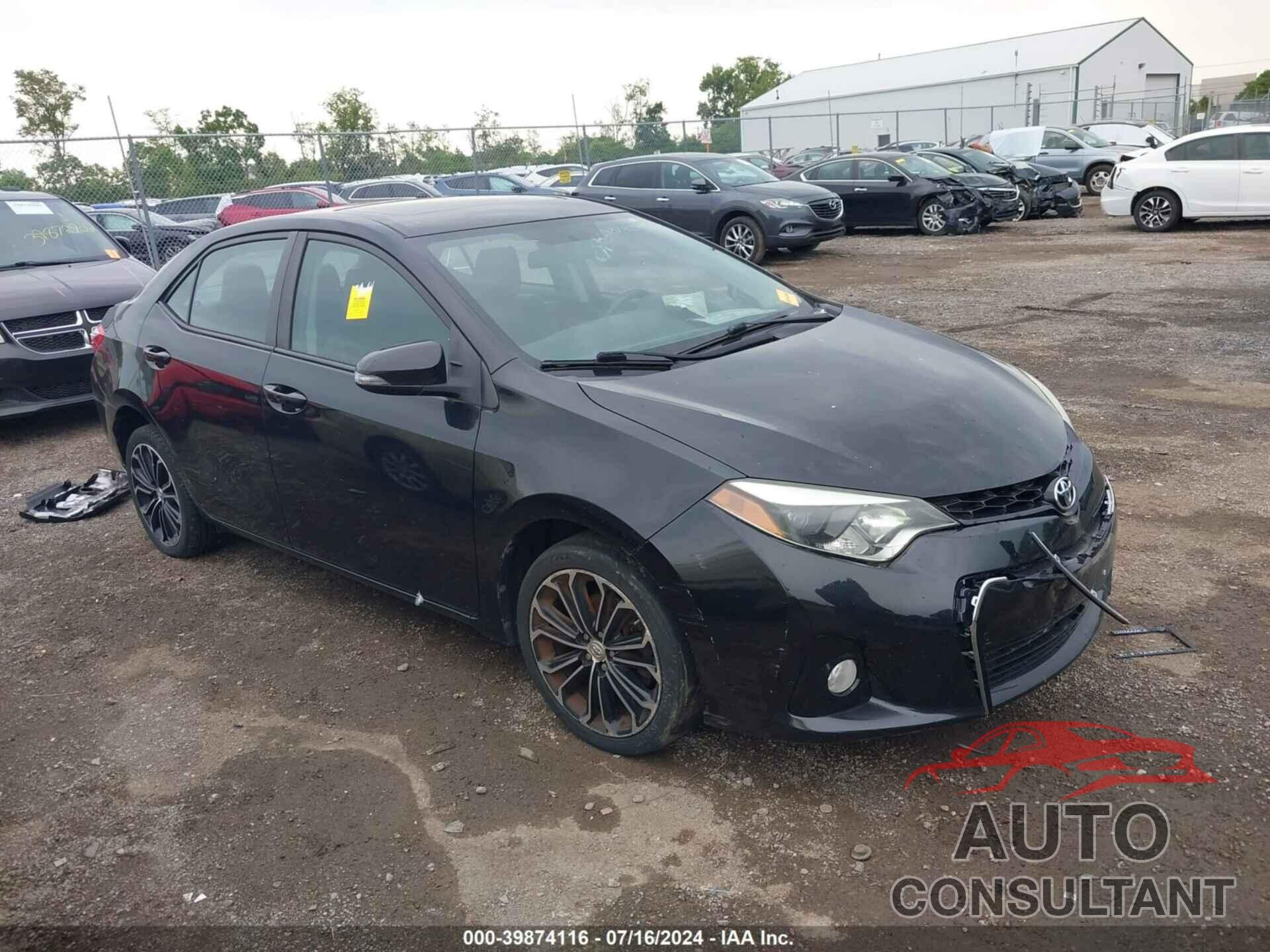 TOYOTA COROLLA 2016 - 5YFBURHE3GP474252
