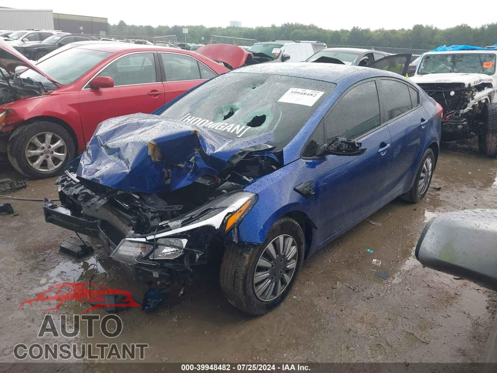 KIA FORTE 2017 - 3KPFK4A78HE148956