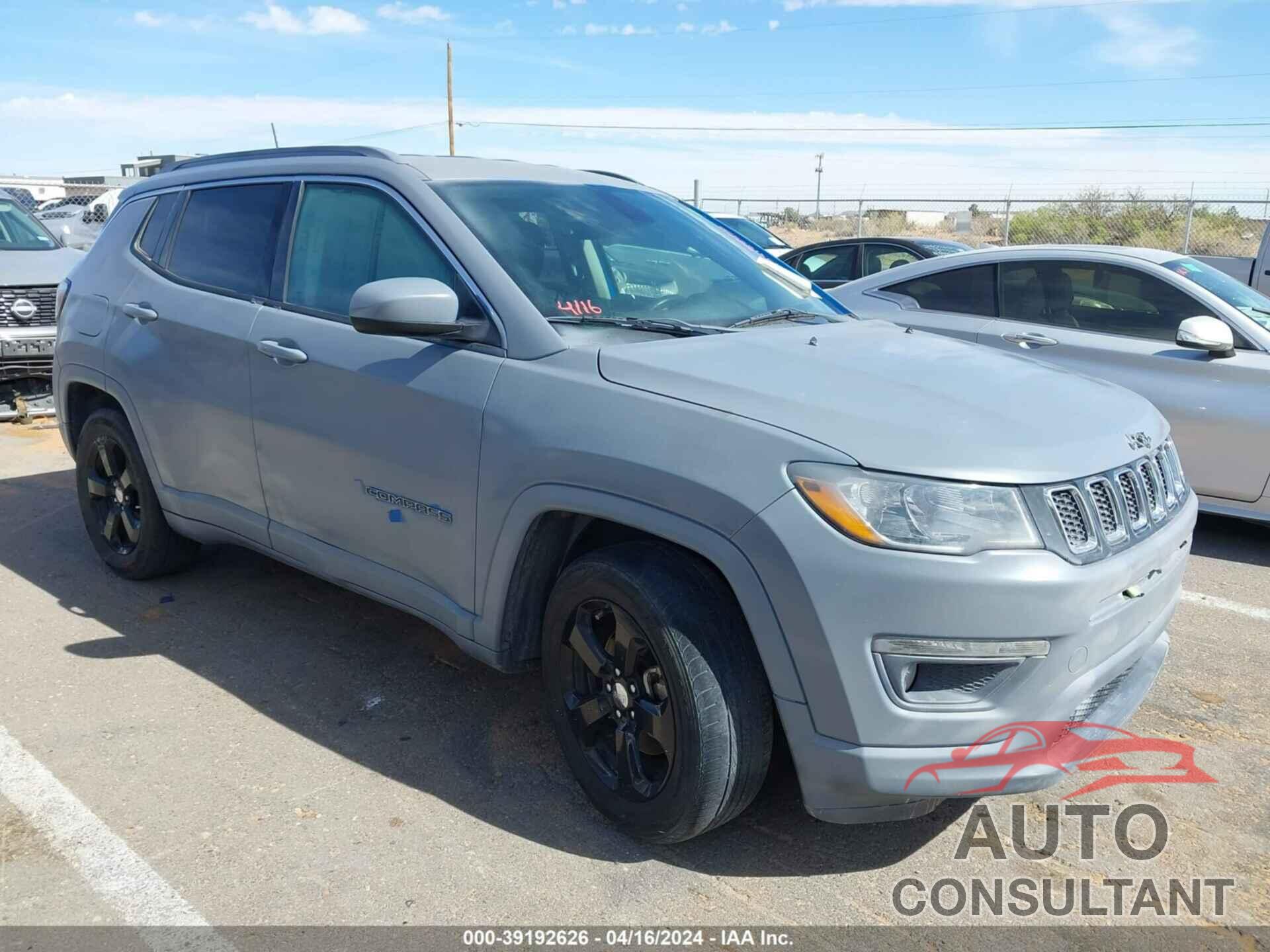 JEEP COMPASS 2017 - 3C4NJCBB6HT629456