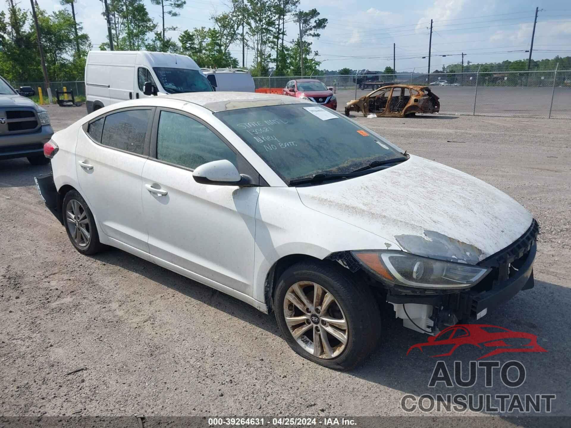 HYUNDAI ELANTRA 2017 - 5NPD84LF7HH130681