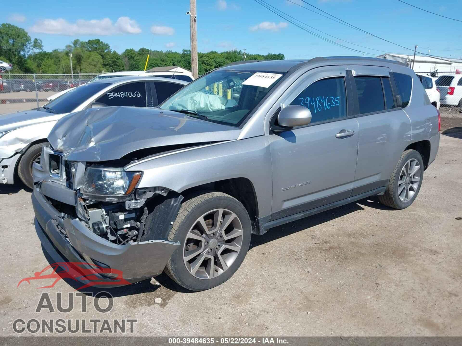 JEEP COMPASS 2017 - 1C4NJCEA9HD155981