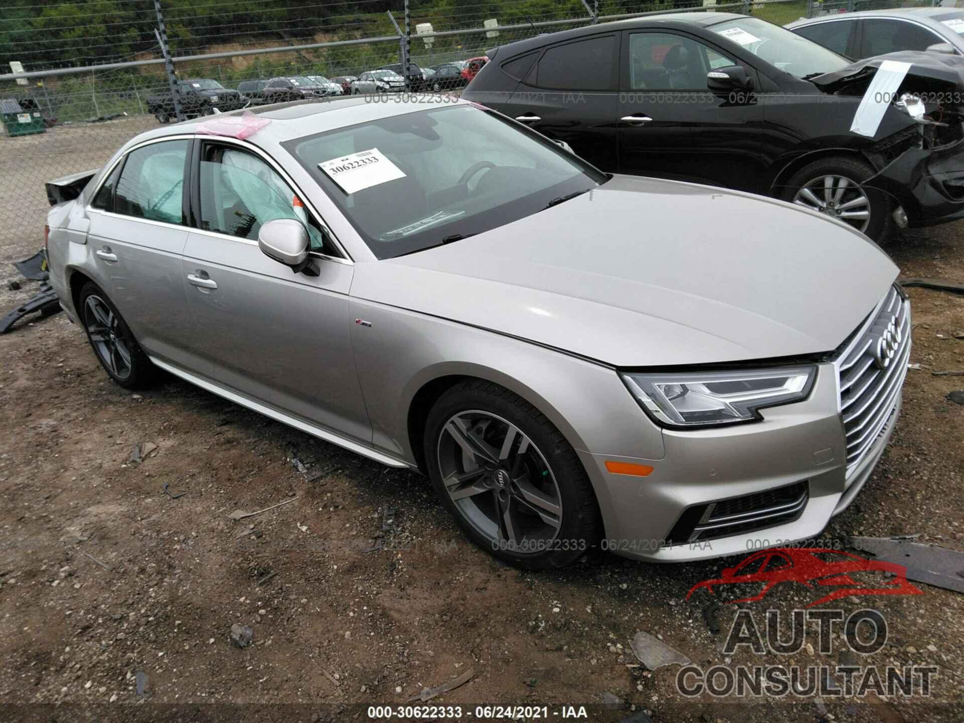 AUDI A4 2017 - WAUENAF4XHN028729