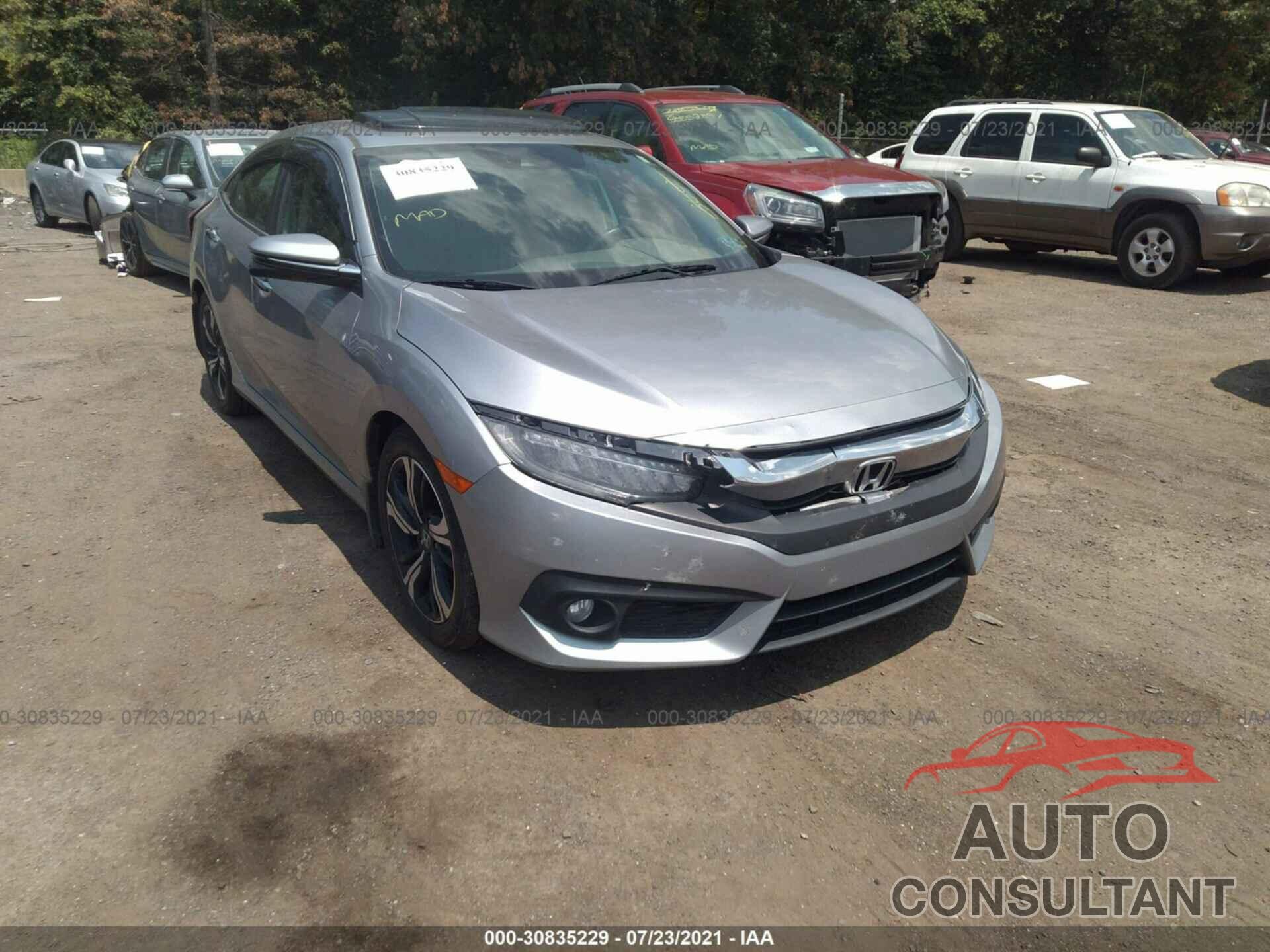 HONDA CIVIC SEDAN 2016 - 19XFC1F96GE213548