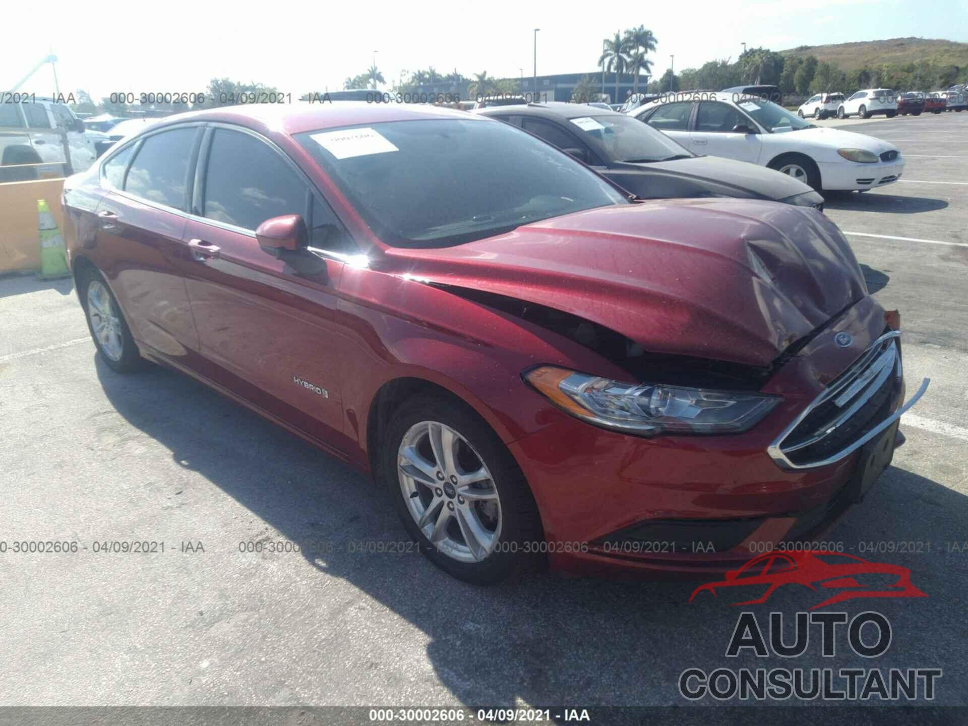 FORD FUSION HYBRID 2018 - 3FA6P0LU4JR172429