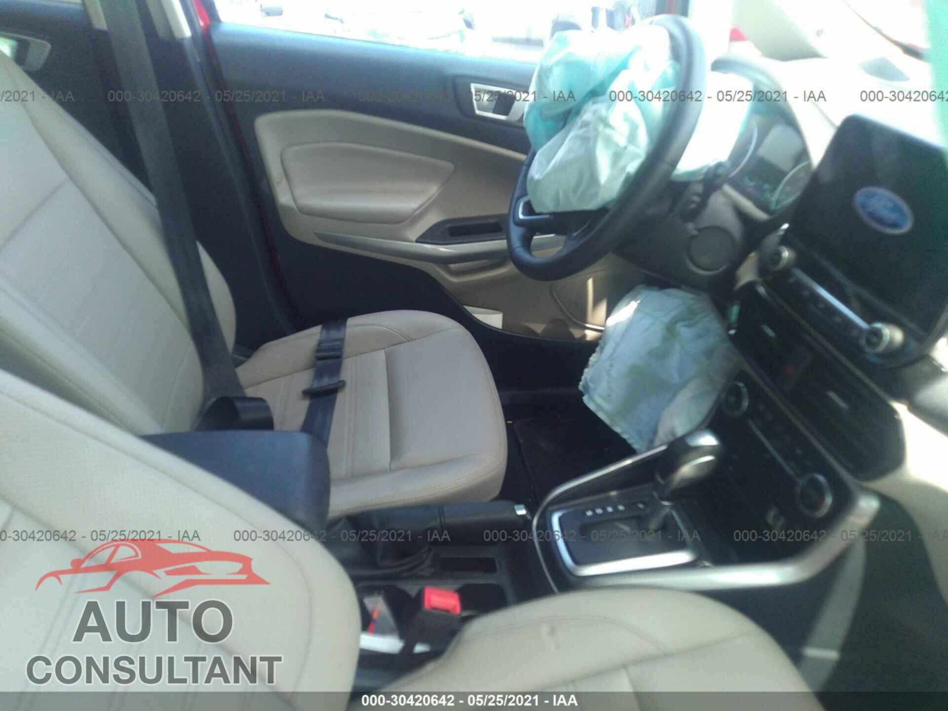 FORD ECOSPORT 2020 - MAJ6S3KL1LC367639