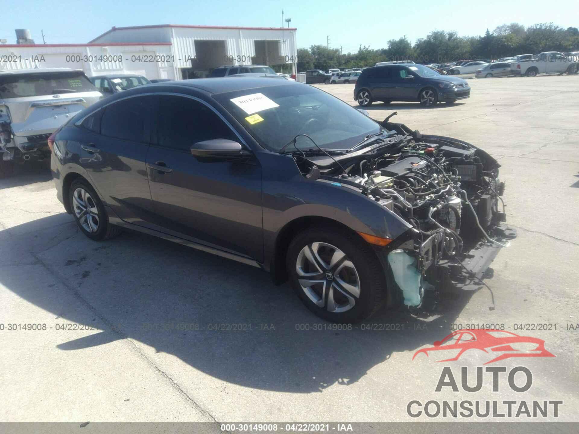 HONDA CIVIC SEDAN 2016 - 19XFC2F54GE037795