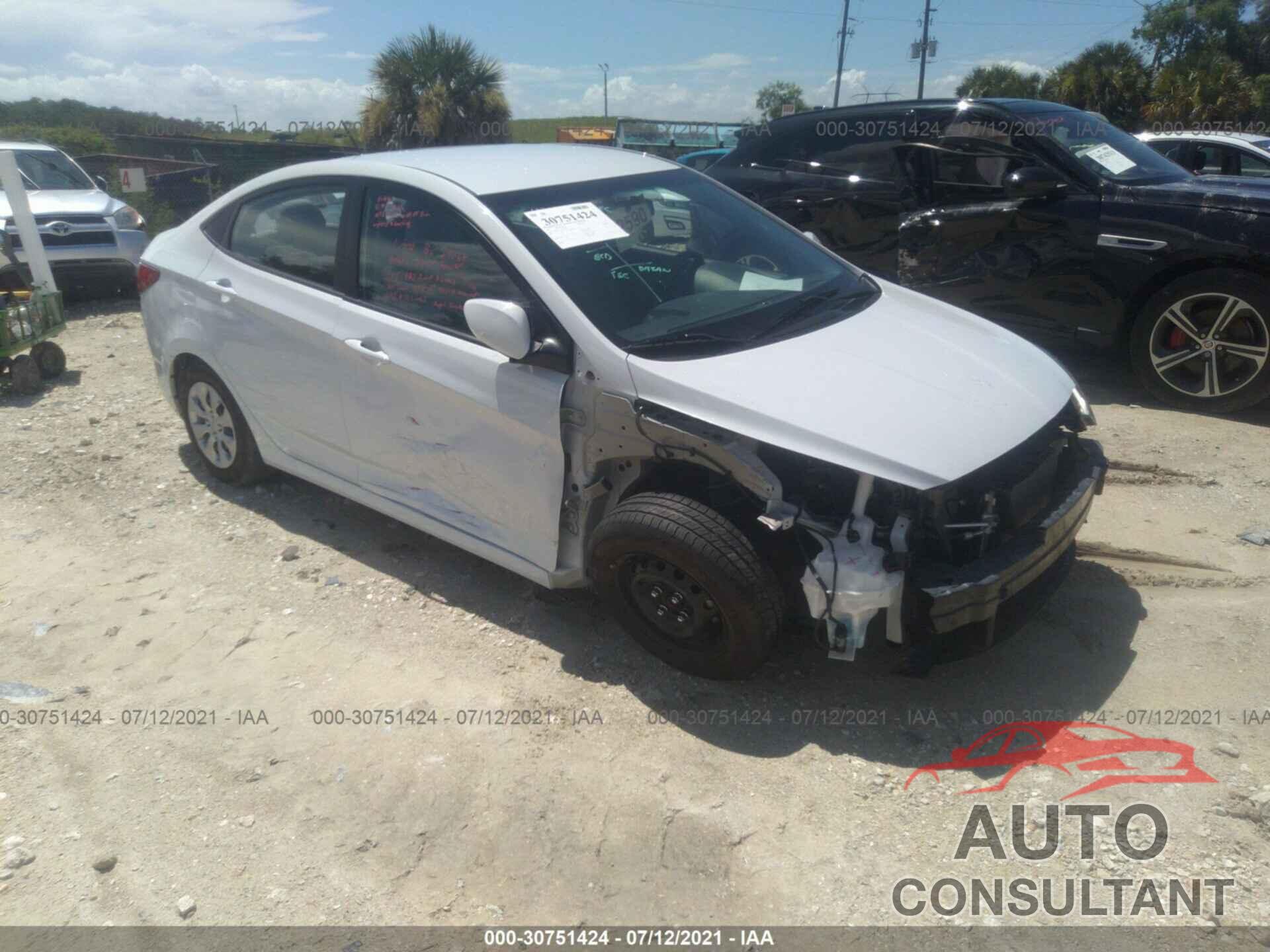 HYUNDAI ACCENT 2017 - KMHCT4AE1HU368936
