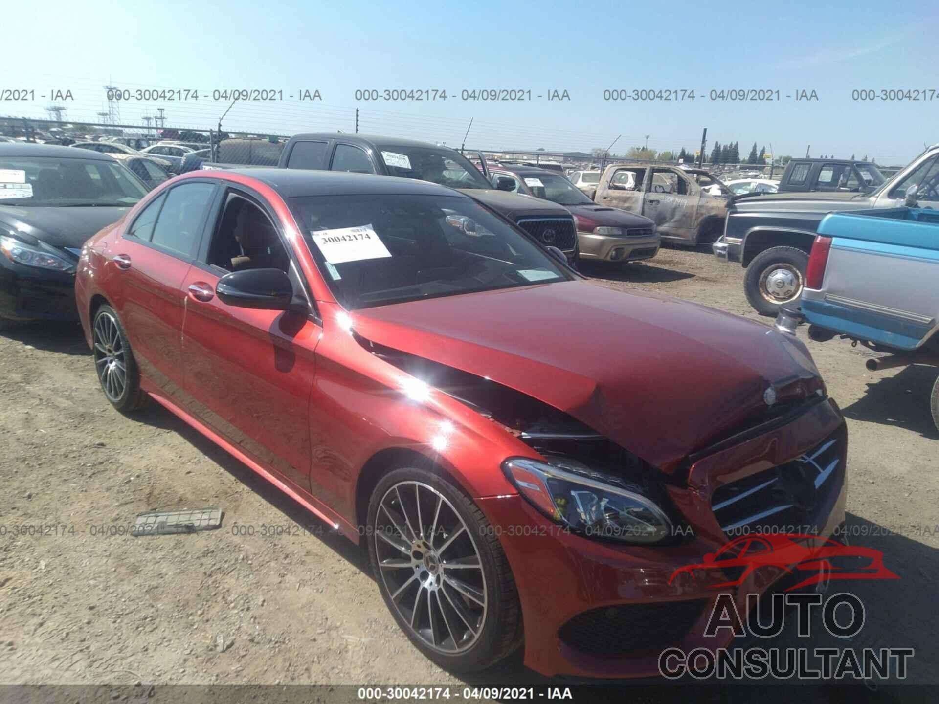 MERCEDES-BENZ C-CLASS 2017 - 55SWF4KB6HU228613