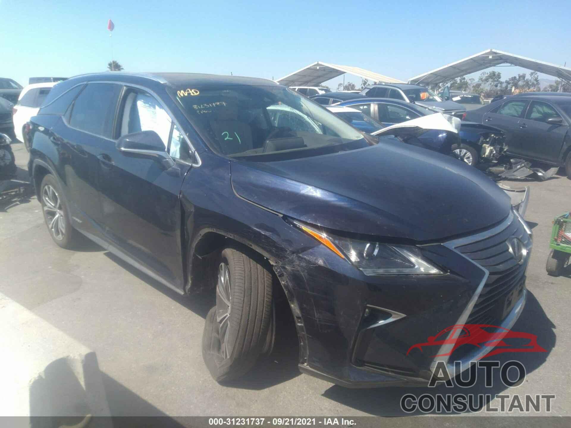 LEXUS RX 2018 - JTJDGKCA2J2001666