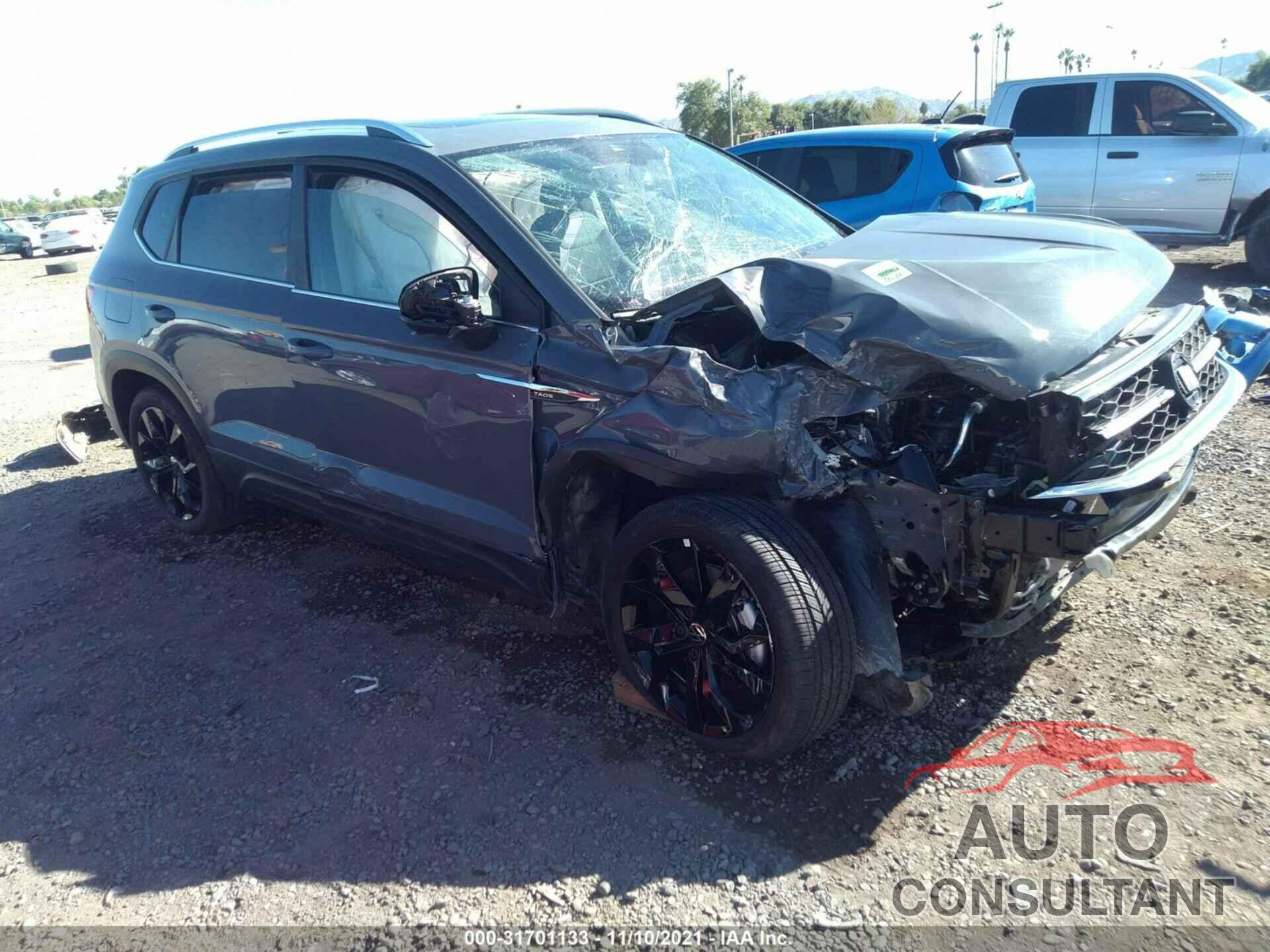 VOLKSWAGEN TAOS 2022 - 3VV1X7B24NM013461