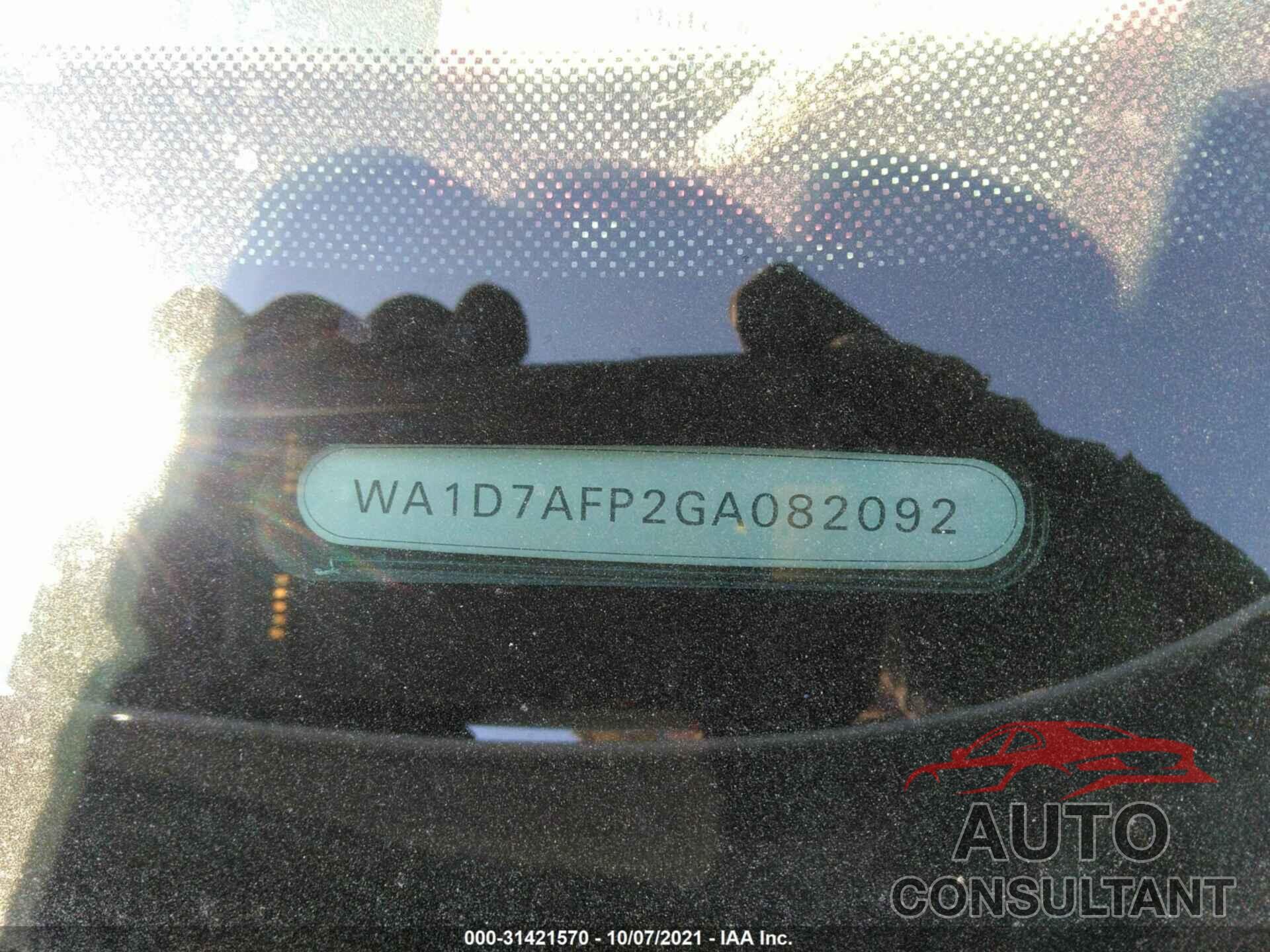 AUDI Q5 2016 - WA1D7AFP2GA082092