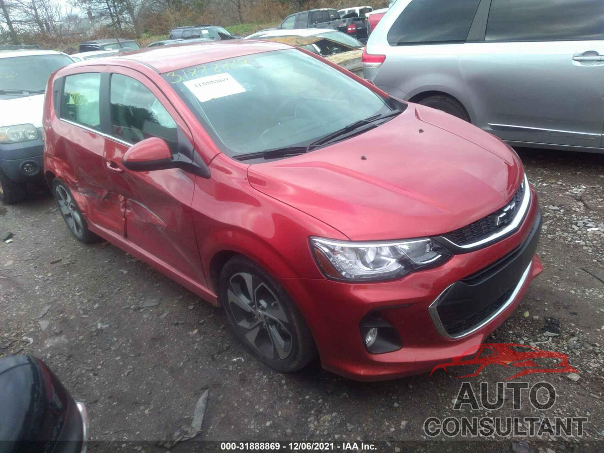 CHEVROLET SONIC 2020 - 1G1JD6SB1L4102410