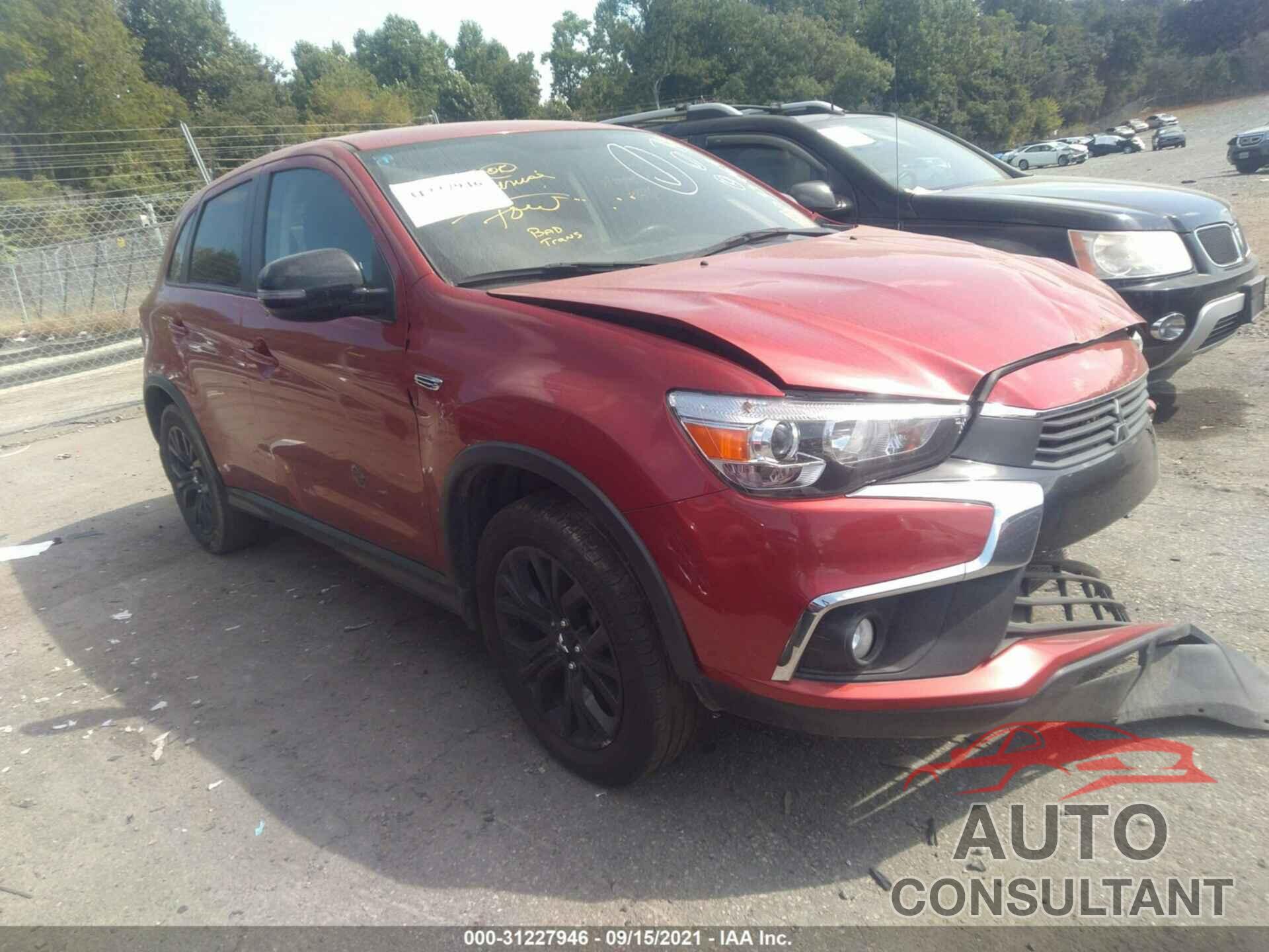 MITSUBISHI OUTLANDER SPORT 2017 - JA4AP3AU6HZ032469