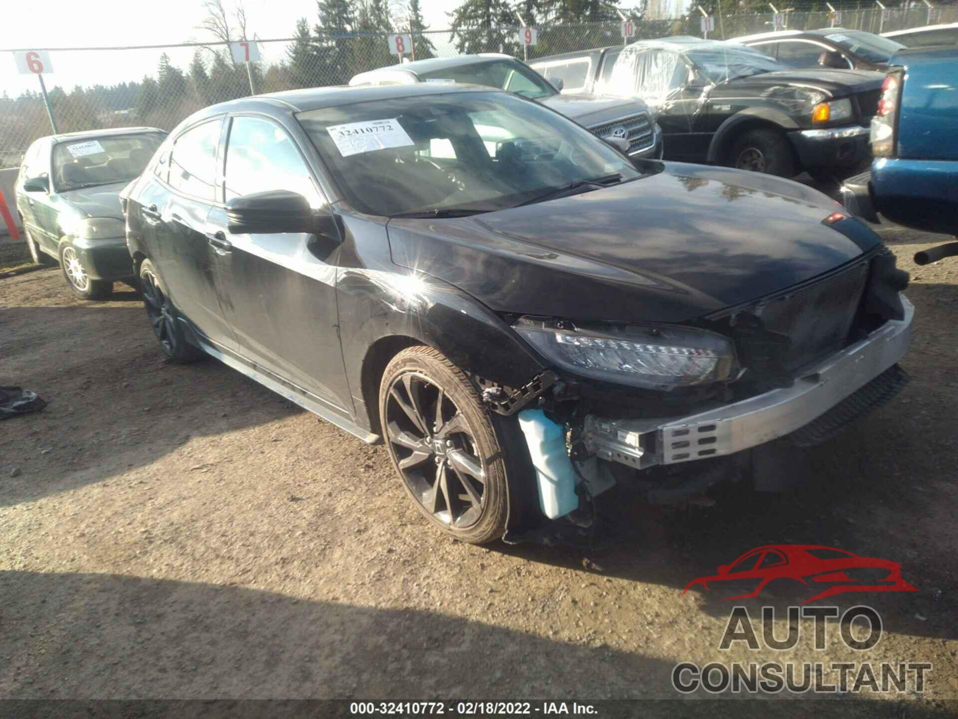 HONDA CIVIC HATCHBACK 2019 - SHHFK7H98KU416672