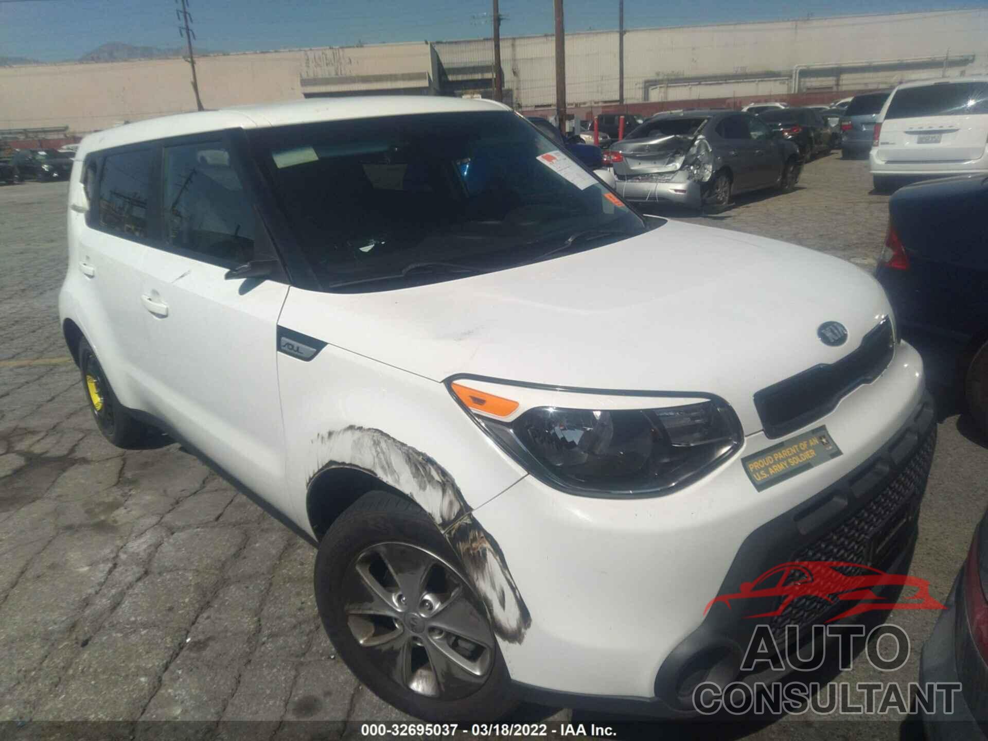 KIA SOUL 2016 - KNDJN2A25G7328386