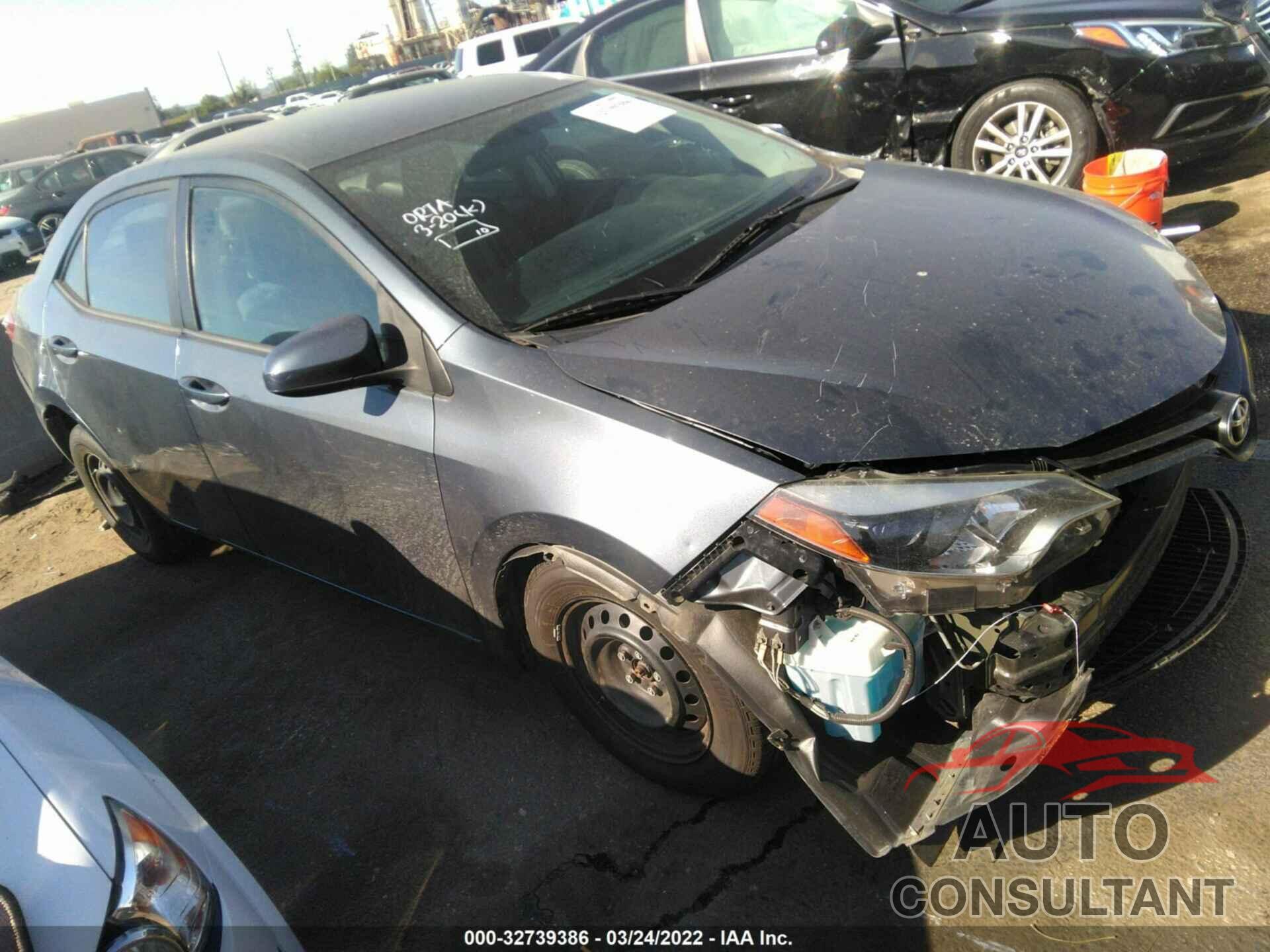 TOYOTA COROLLA 2016 - 5YFBURHE9GP452143