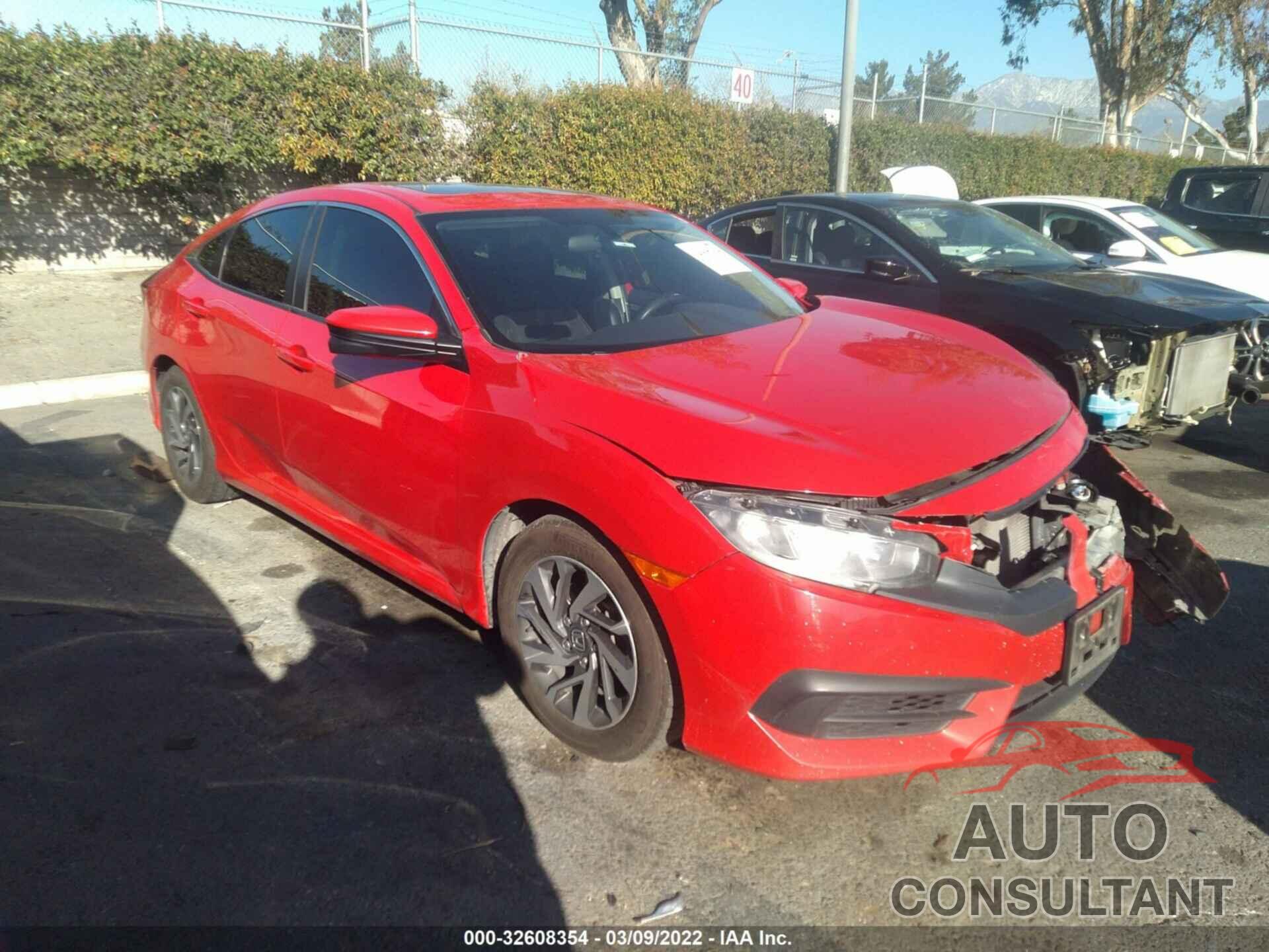 HONDA CIVIC SEDAN 2016 - 2HGFC2F7XGH563498