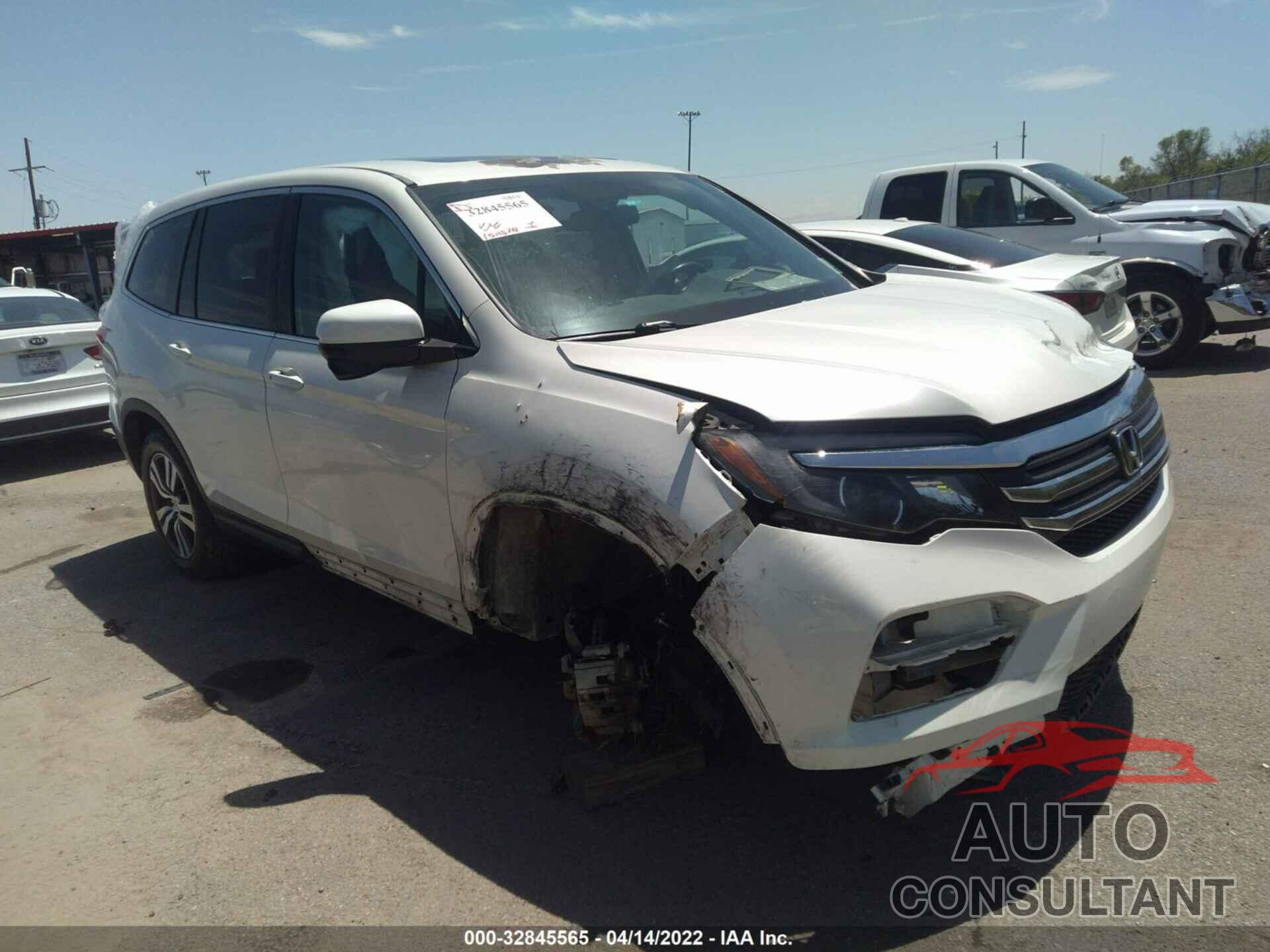 HONDA PILOT 2016 - 5FNYF5H81GB022240