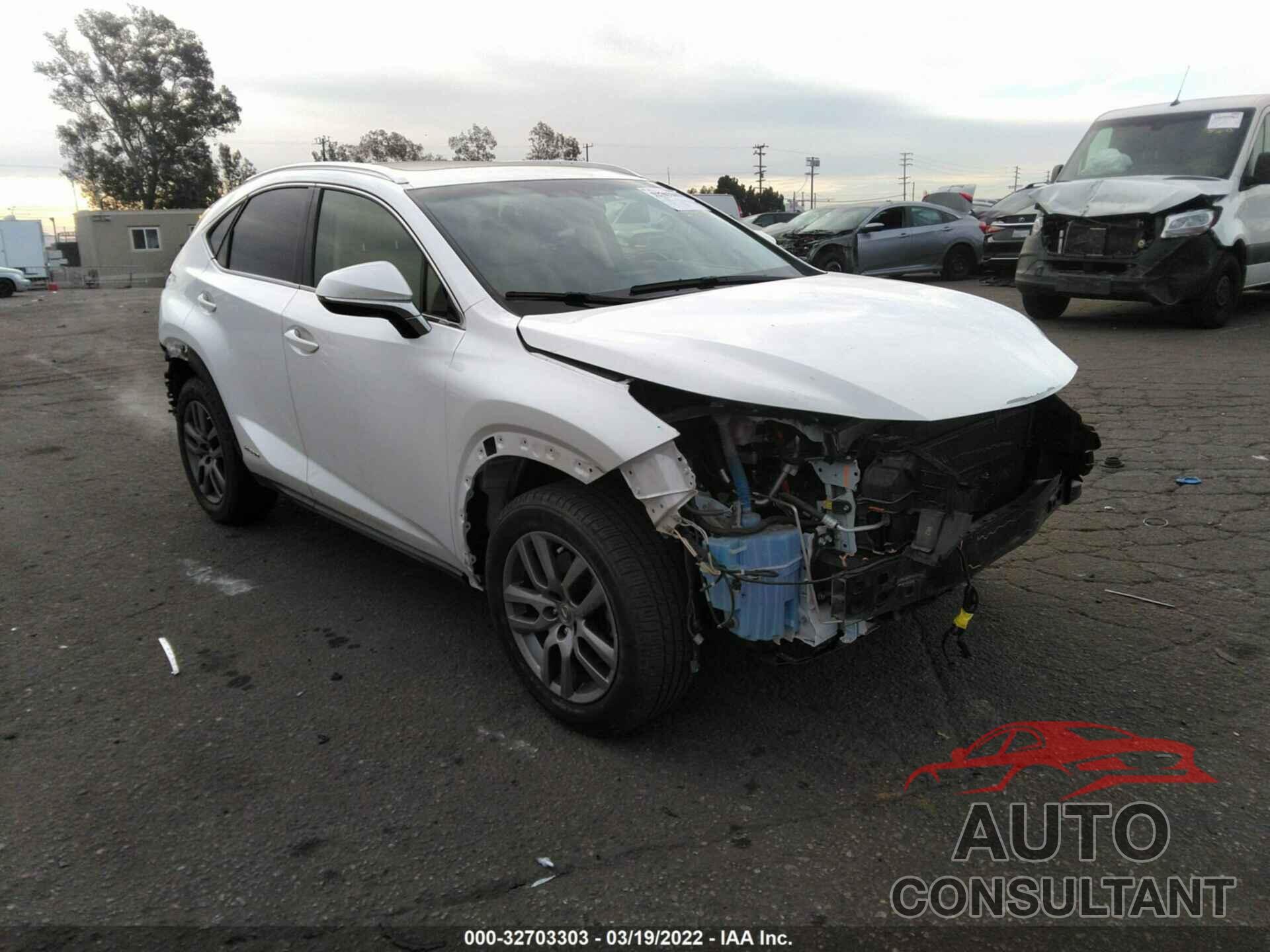 LEXUS NX 300H 2016 - JTJBJRBZ0G2033677